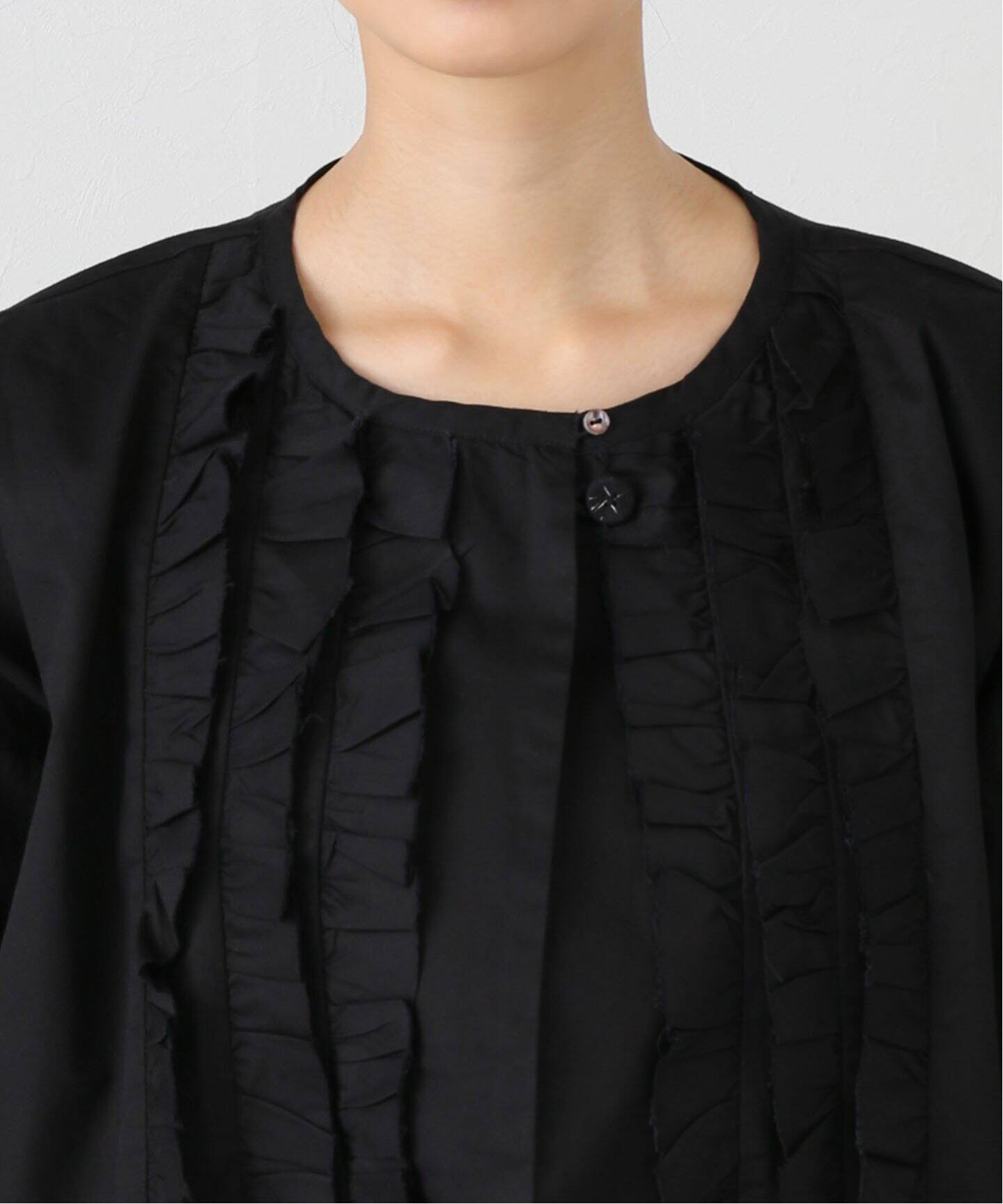 Khadi ＆ Co/カディ&コー】FRILL SHIRT VIA（シャツ／ブラウス  