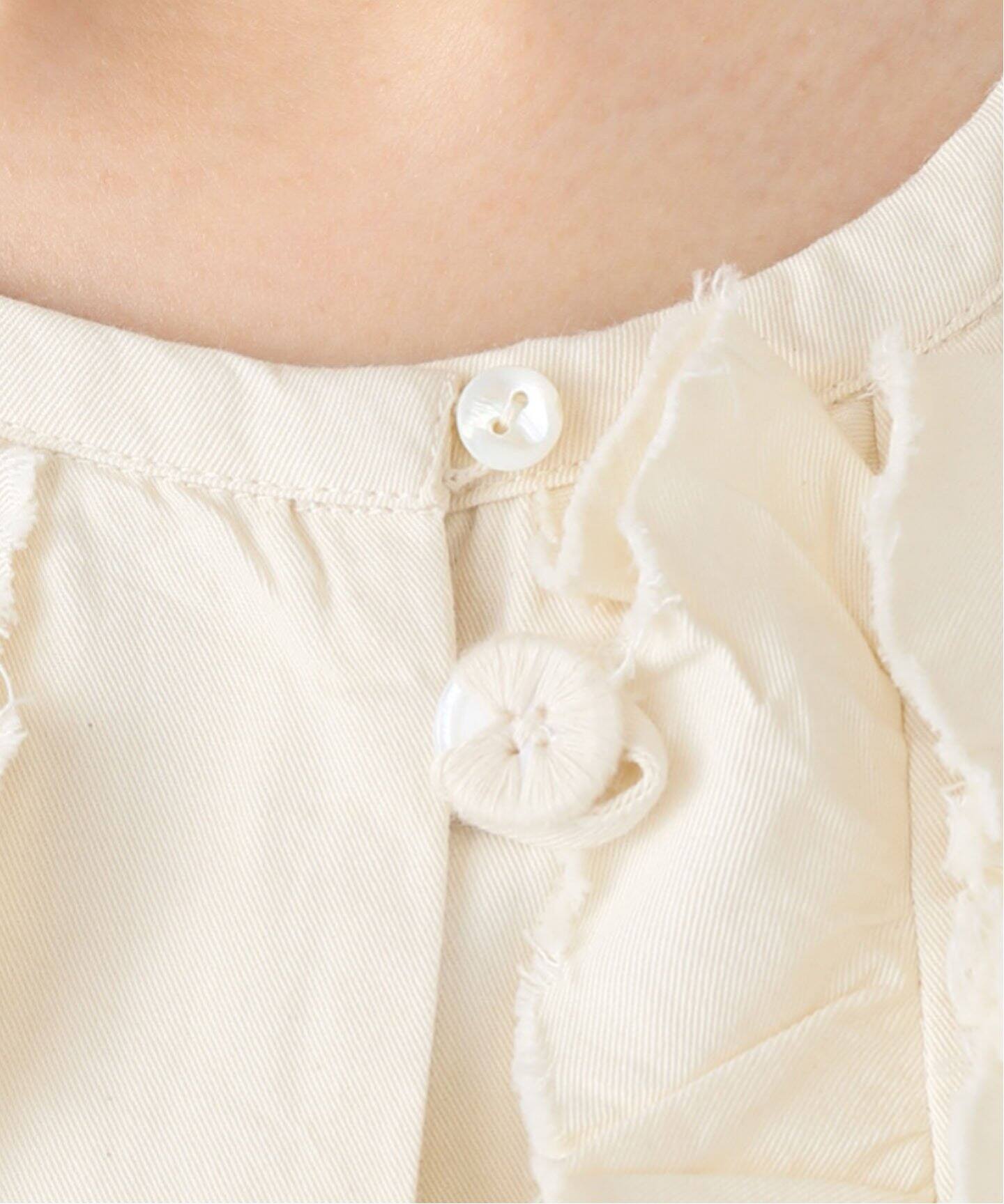 Khadi ＆ Co/カディ&コー】FRILL SHIRT VIA（シャツ／ブラウス 