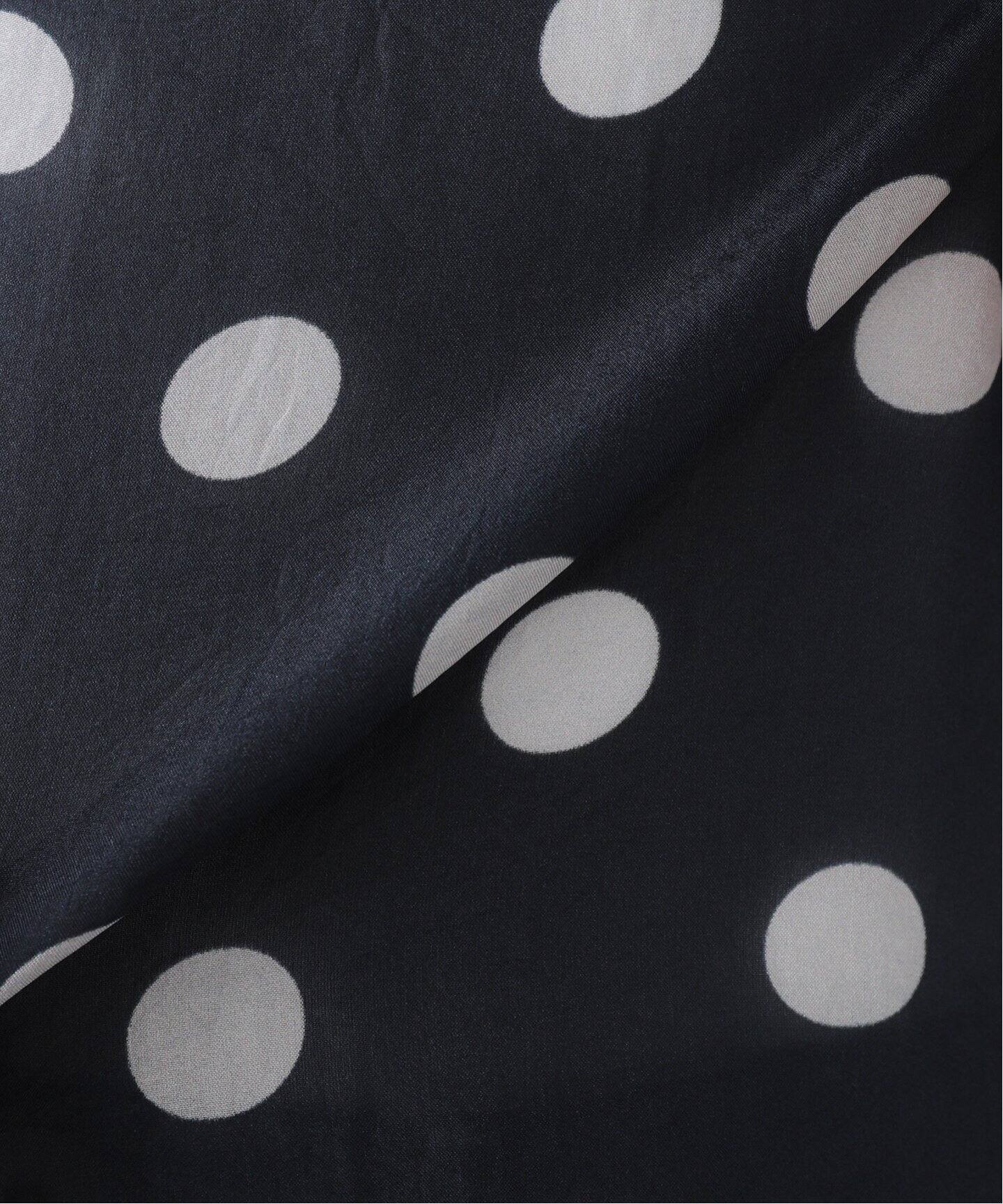 maison de soil /メゾン ド ソイル 】 SILK DOT DROP SHOULDER TU