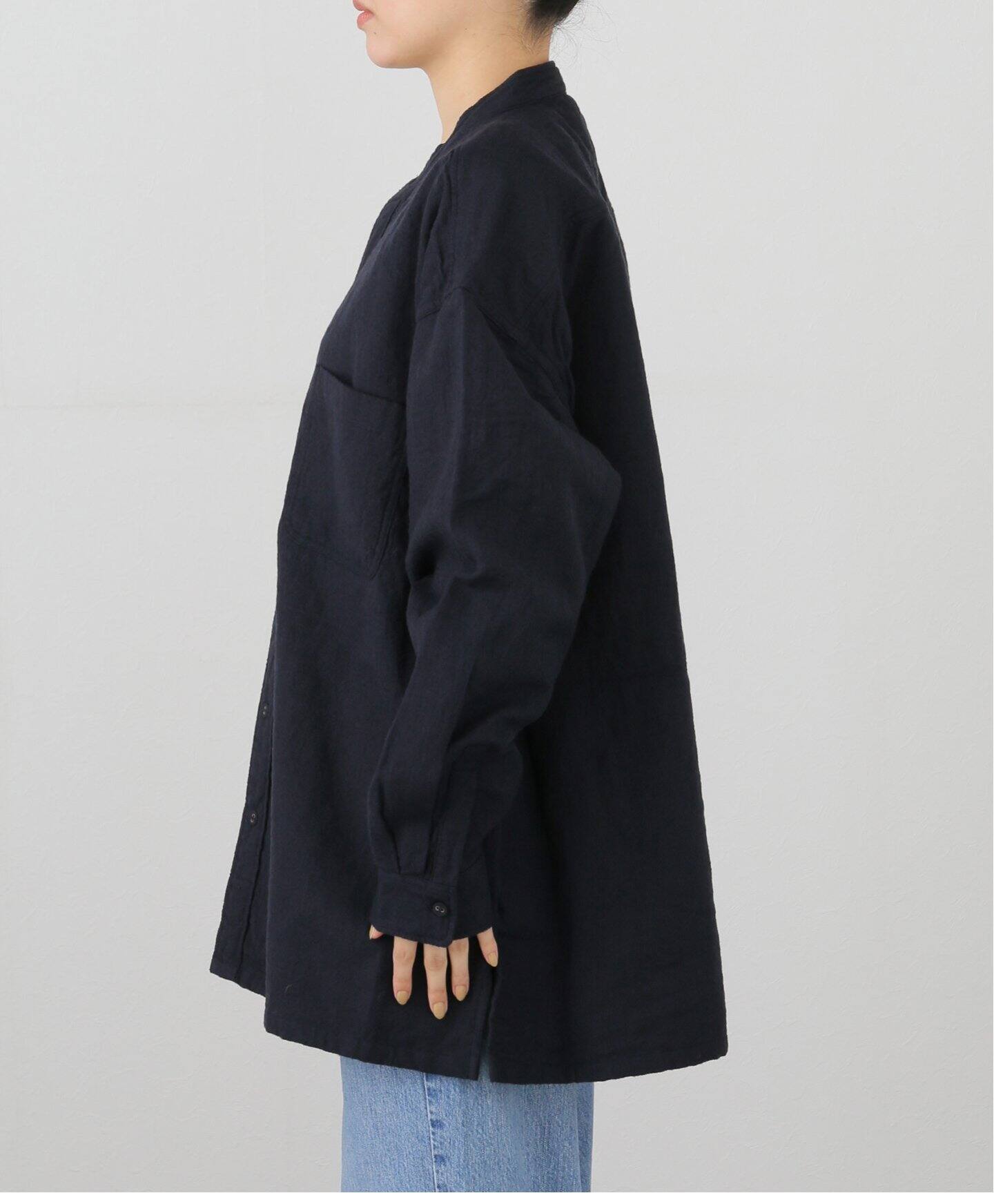 maison de soil homme/メゾン ド ソイル オム】 BOILED WOOL SHIRT J 