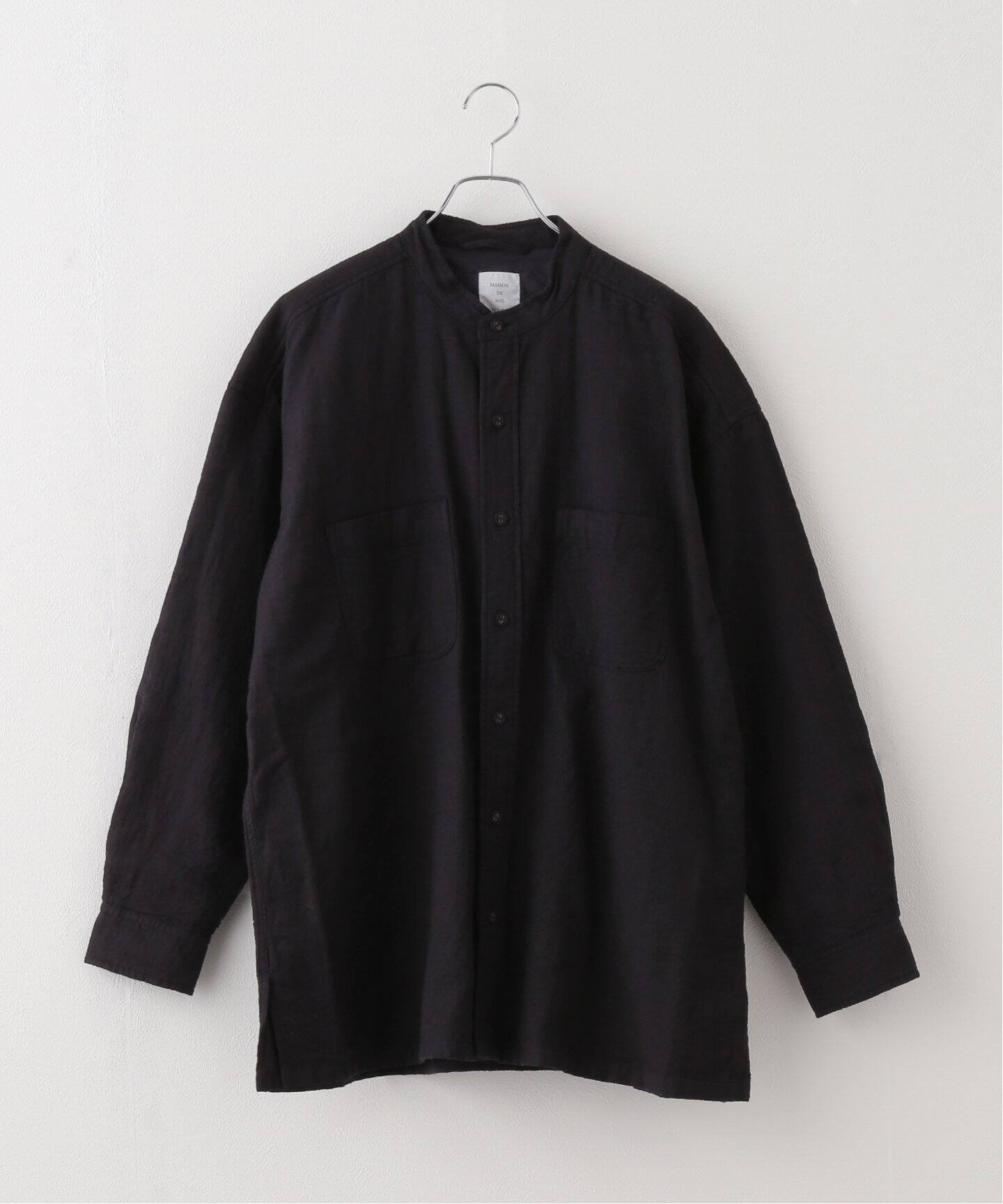 maison de soil homme/メゾン ド ソイル オム】 BOILED WOOL SHIRT J 