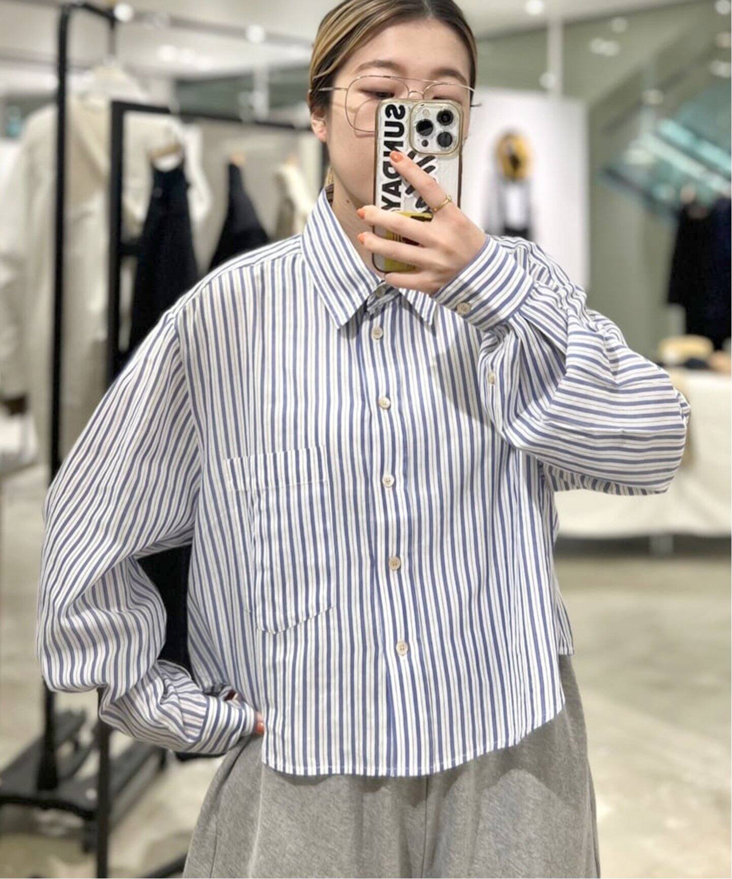 ISABEL MARANT ETOILE /イザベル マラン エトワール】 STRIPE SHIRT 