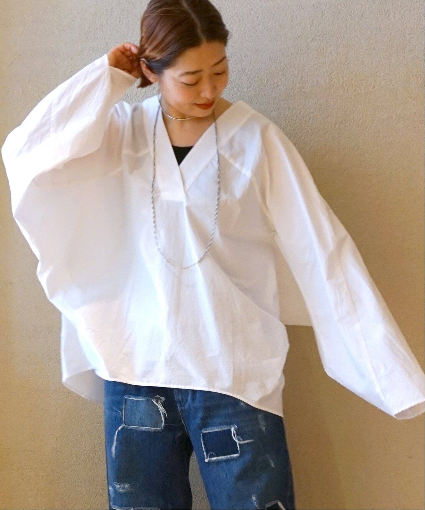 SEEALL / シーオール】V NECK SHIRTS（シャツ／ブラウス）｜journal  