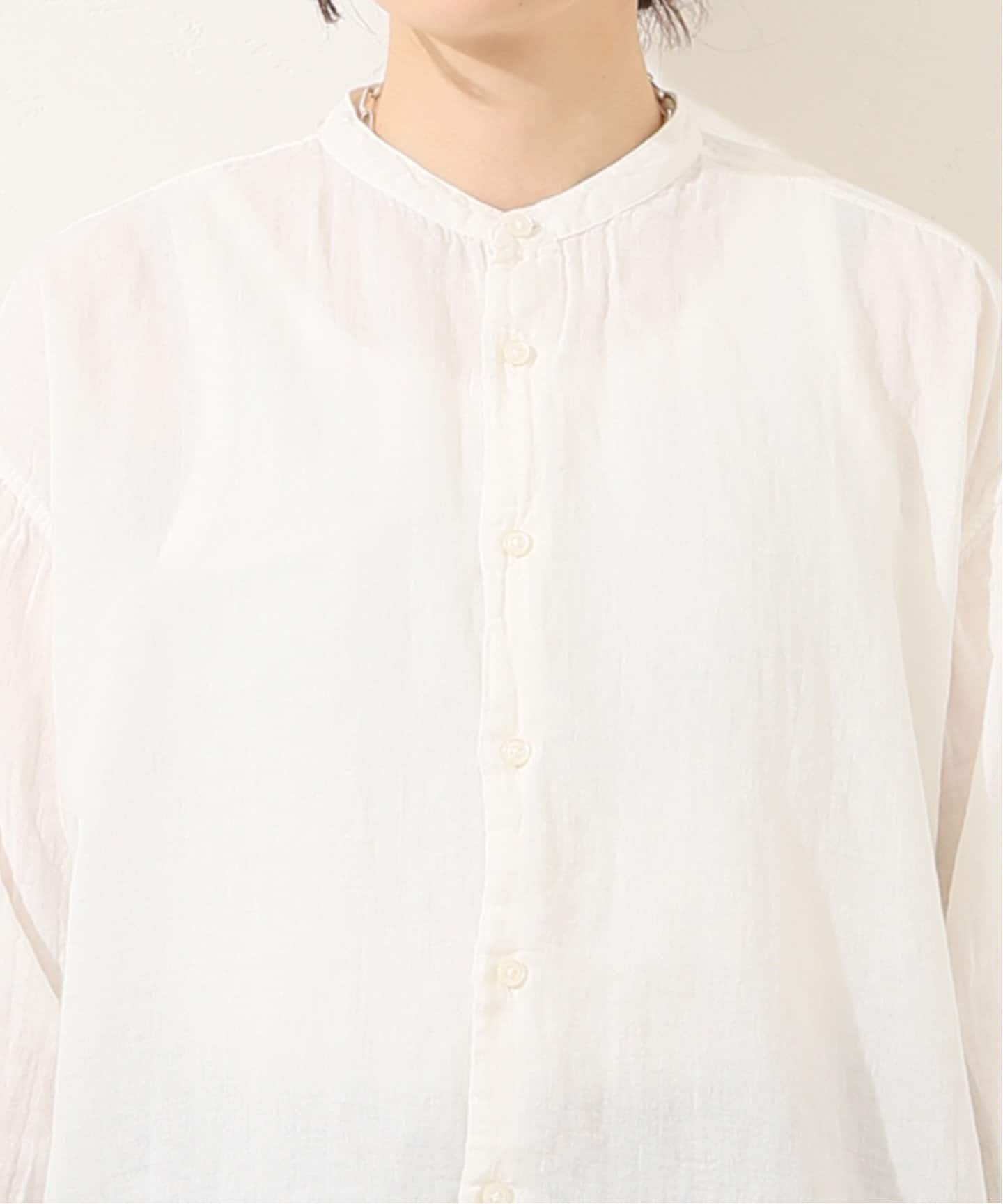 ARMENアーメン journal standard luxe購入2022SS GAUSE UTILITY LONG SHIRTガーゼ ロングシャツ[LSHA70155] ARMEN/アーメン】GAUSE LONG SHIRTのコーディネートスナップ（M