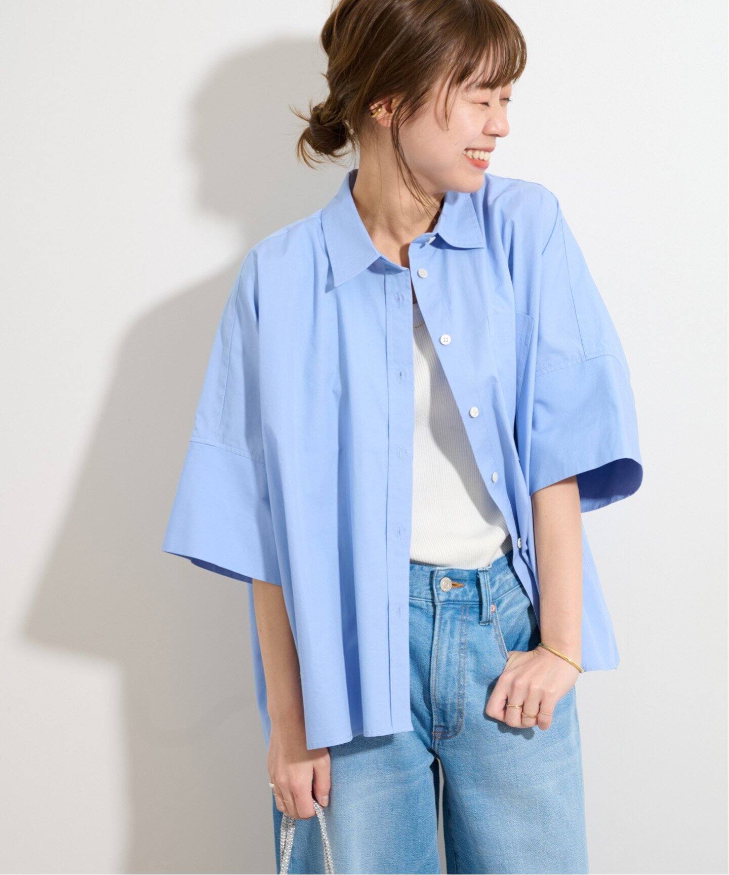 新品タグ付き〉TOM FORD デニム調 コットン ポロシャツ 柔らか素材