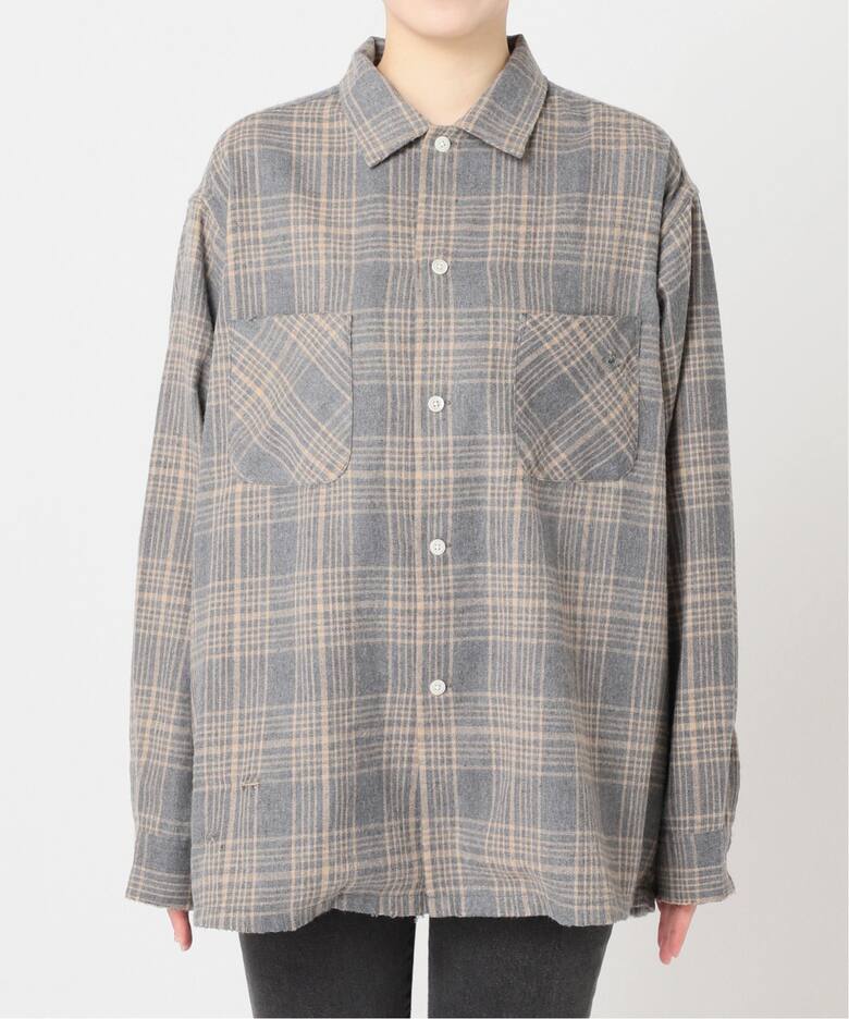 DAN RIVER / ダンリバー】 WORN OUT CHECK BOX SHIRT：シャツ（シャツ 