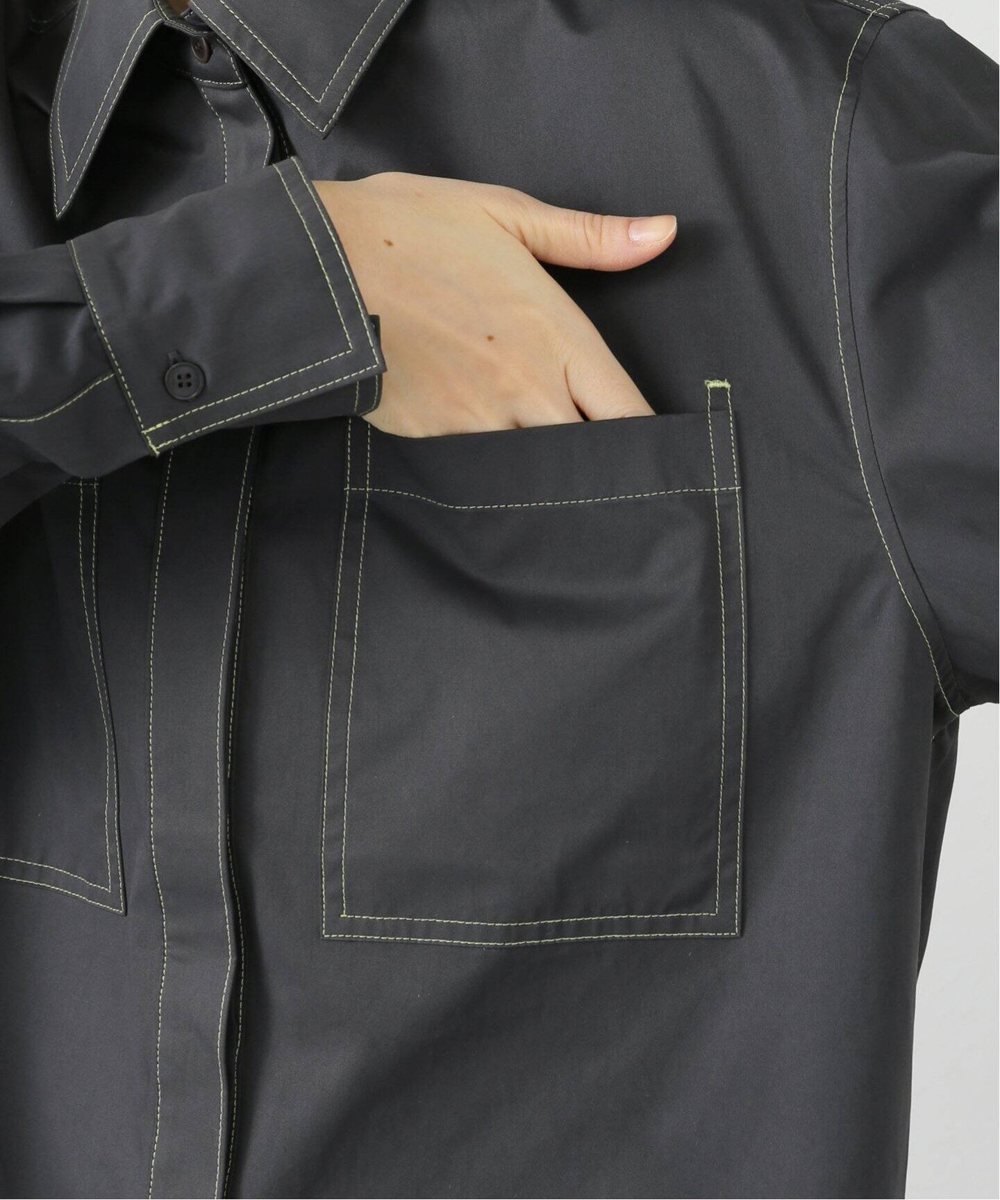 TODAYFUL/トゥデイフル】Stitch Pocket Overshirts：シャツ（シャツ 