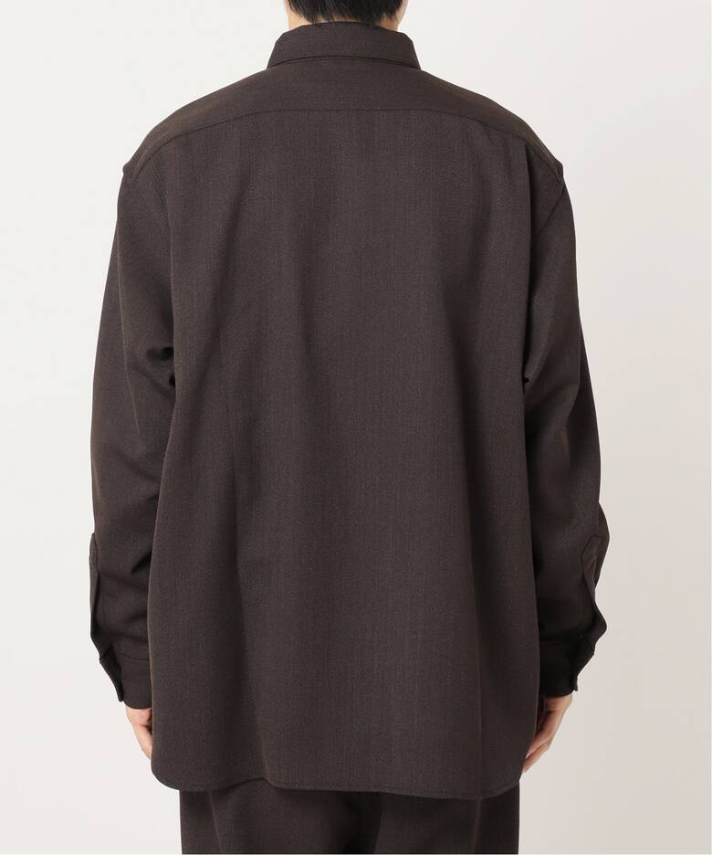 ウールミックスTWツイル オフィサーCPOシャツジャケット（シャツ 