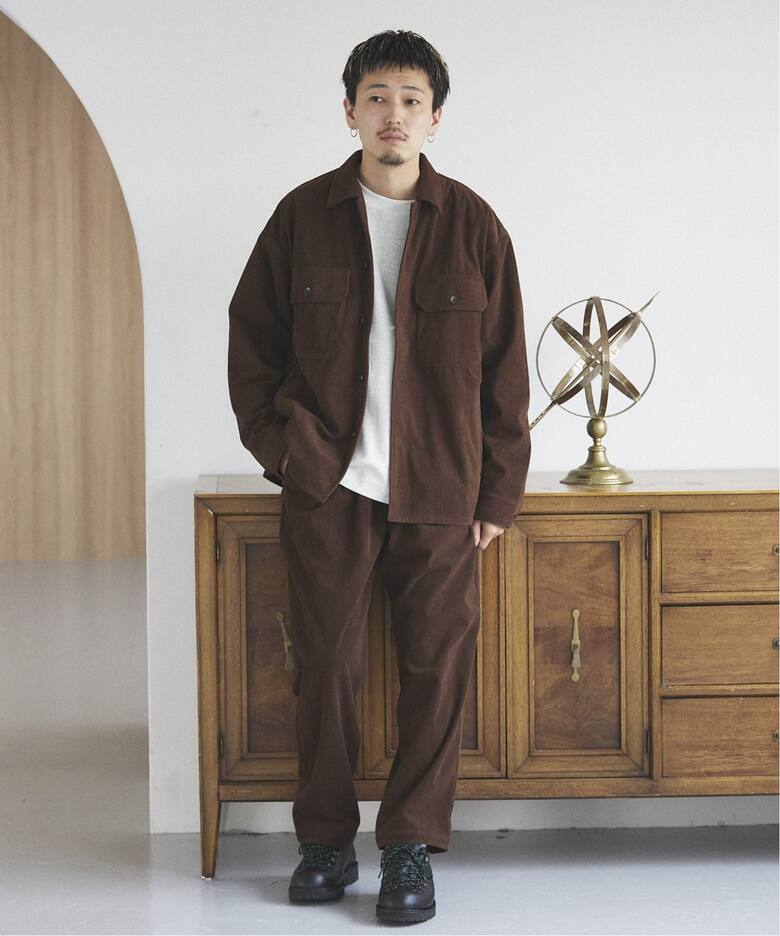 TECH SOLOTEX コーデュロイウォッシャブル CPOシャツジャケット 