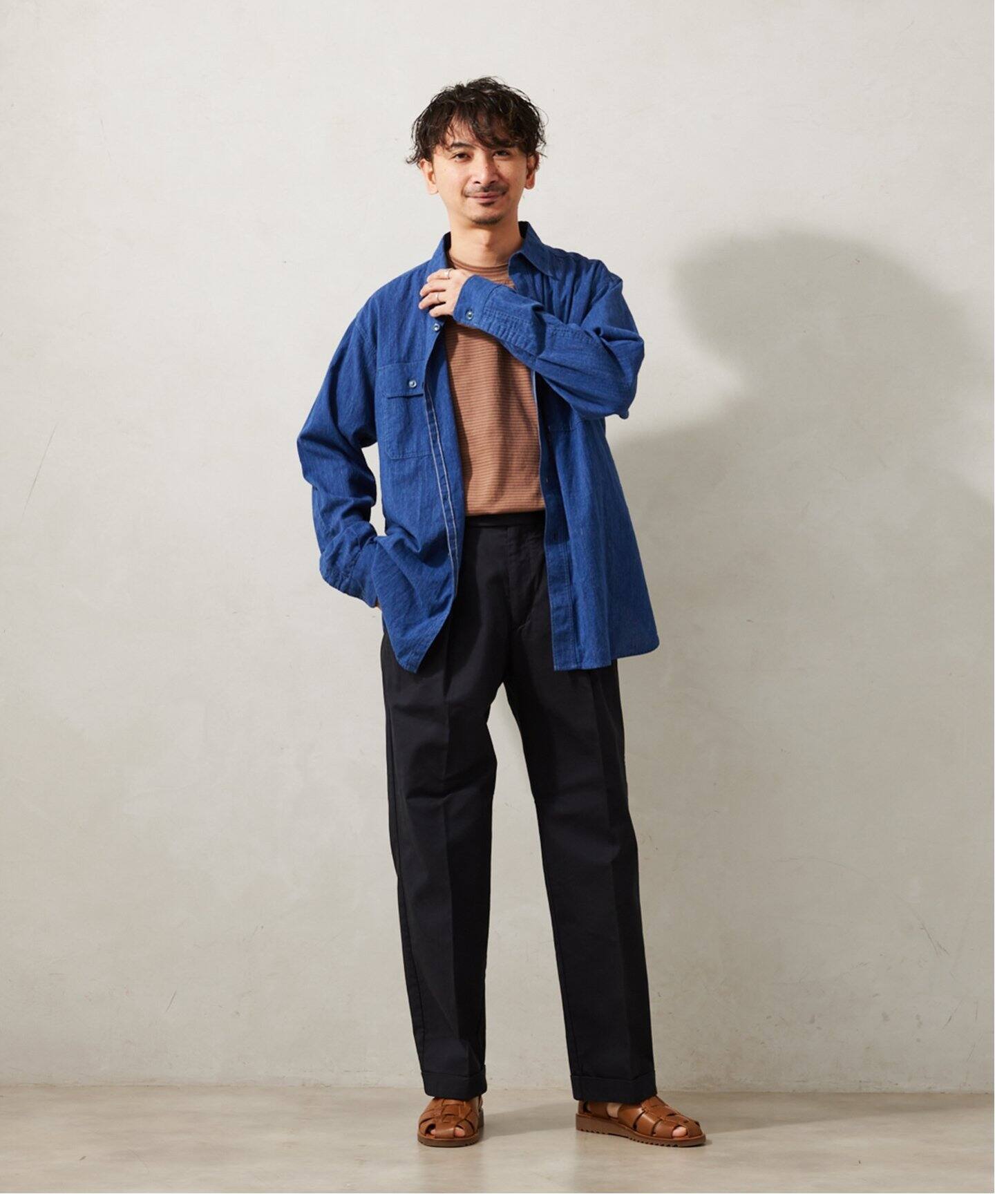 Relume Jeans シャンブレーシャツ（シャツ／ブラウス）｜JOURNAL