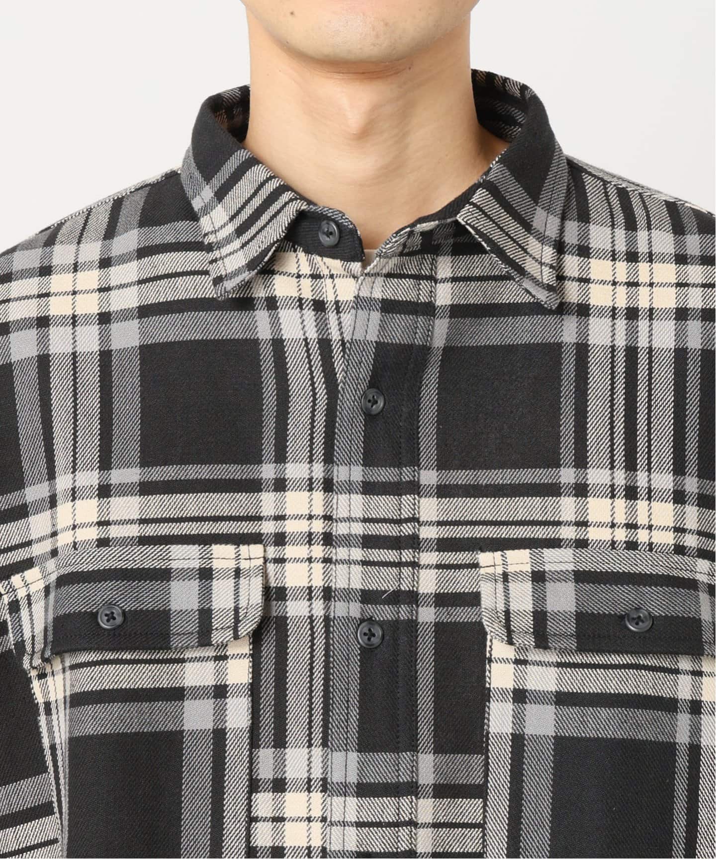 Prentiss / プレンティス 別注 ヘビー ネルチェックシャツ（シャツ