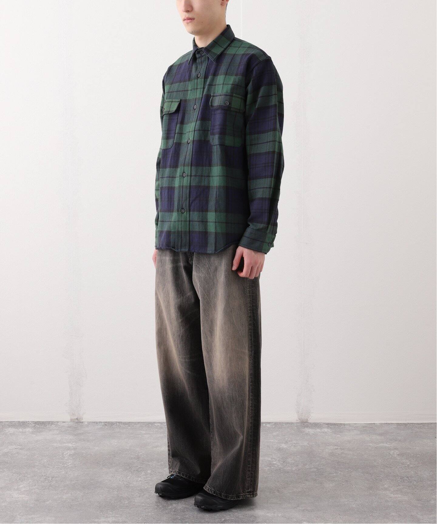 Prentiss / プレンティス 別注 ヘビー ネルチェックシャツ（シャツ