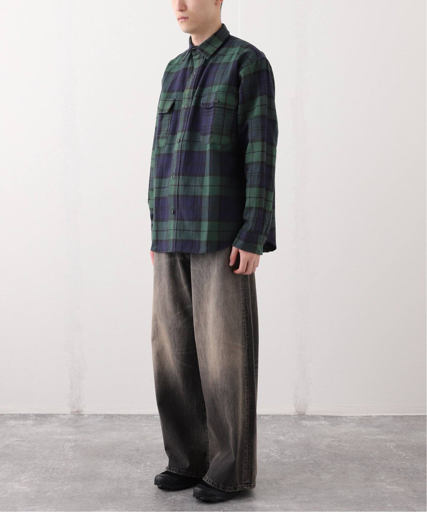 Prentiss / プレンティス 別注 ヘビー ネルチェックシャツ（シャツ 