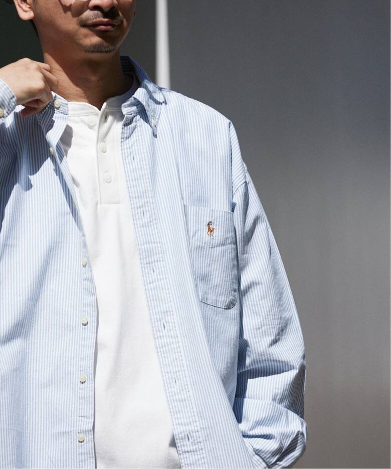 POLO RALPH LAUREN / ポロ ラルフローレン】ビッグ フィット OXシャツ 