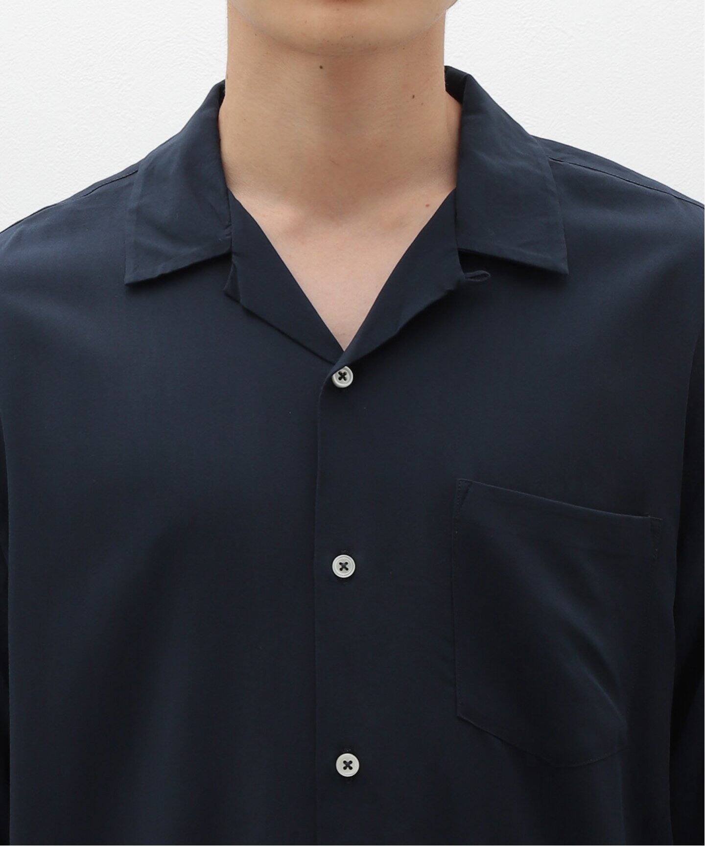 BEDWIN / ベドウィン L/S OPEN COLLAR RAYON SHIRT  