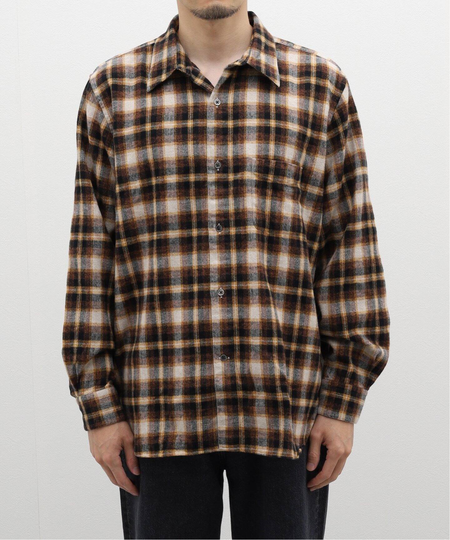 CATTA / カッタ REGULAR COLLAR SHIRT-FLANNEL CHECK（シャツ 