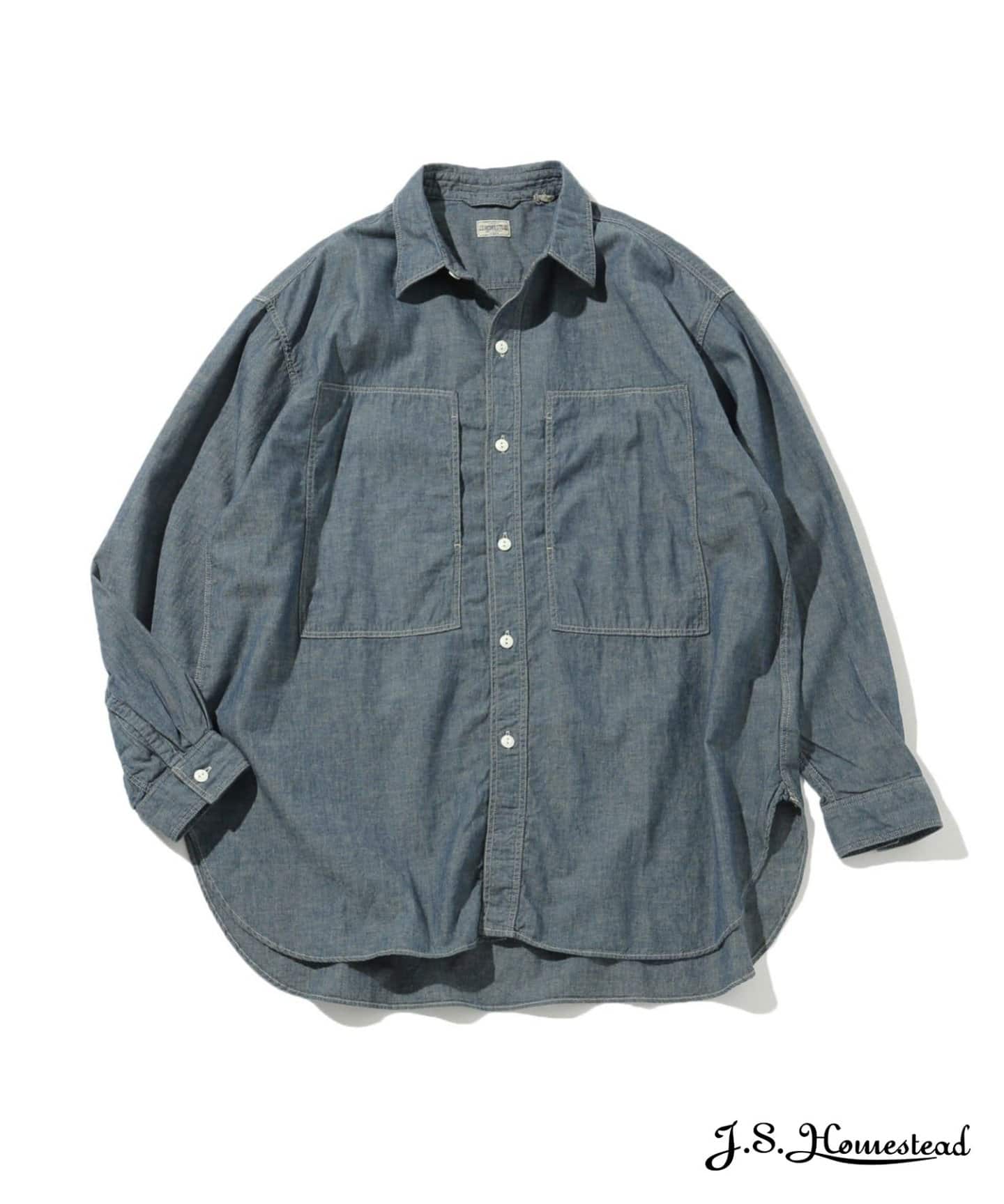 【J.S.Homestead】FADE CHAMBRAY M35 SHIRT