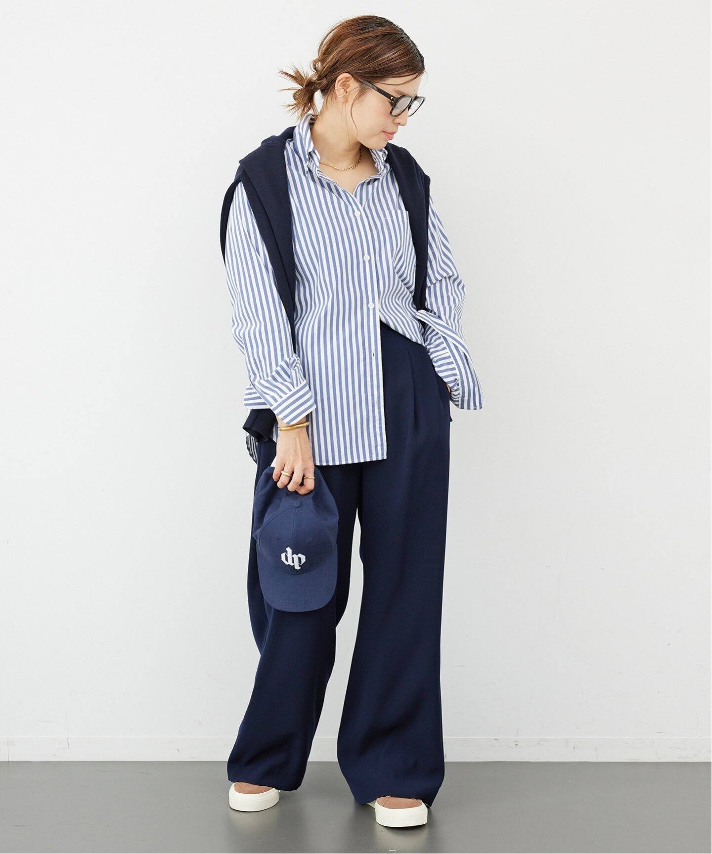 STRIPE ボタンダウン シャツ（シャツ／ブラウス）｜Deuxieme Classe 