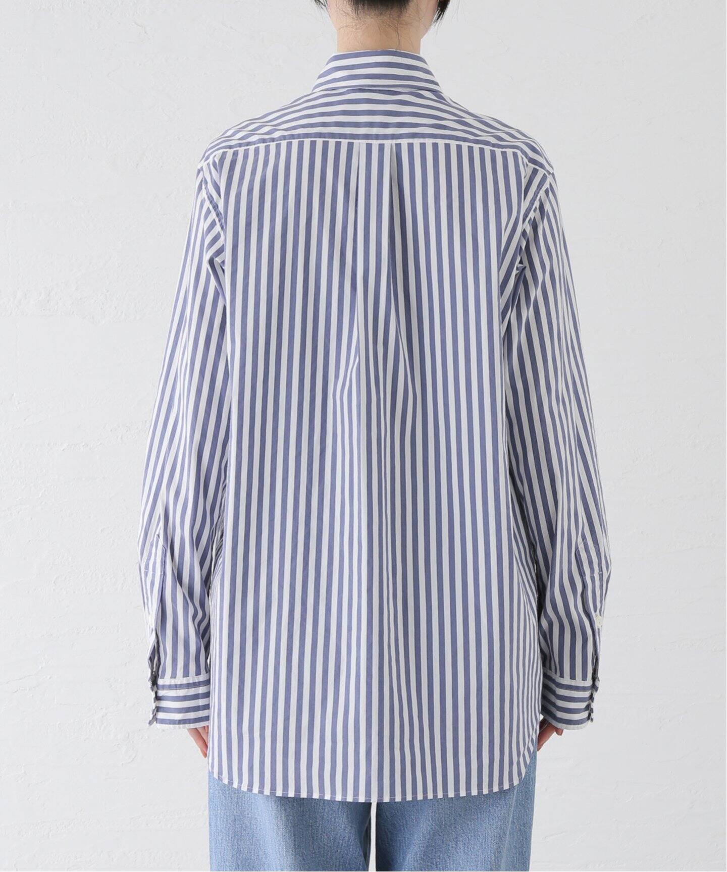 STRIPE ボタンダウン シャツ（シャツ／ブラウス）｜Deuxieme Classe  