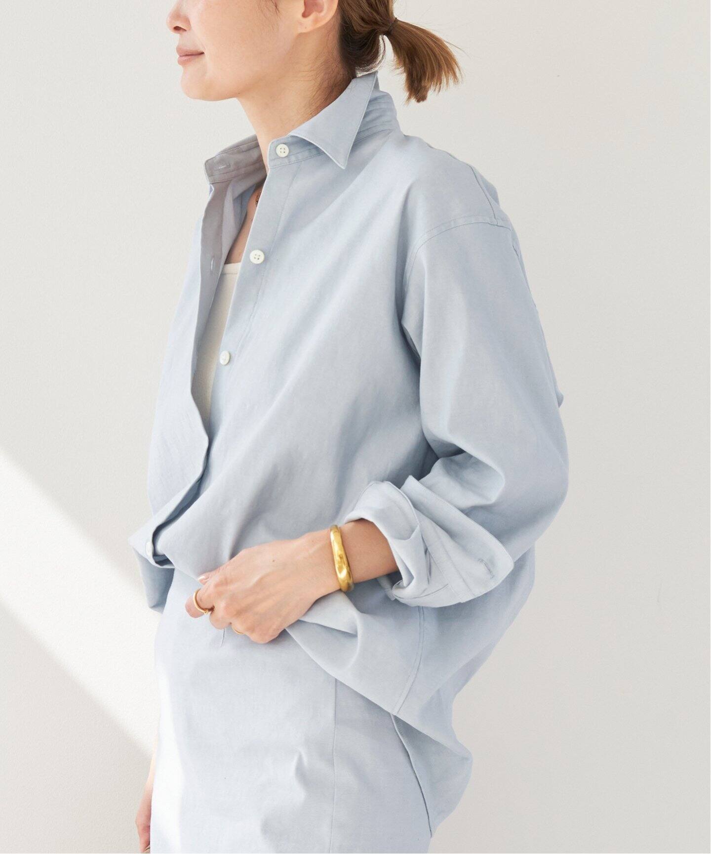 stretch twill シャツ（シャツ／ブラウス）｜Deuxieme Classe 