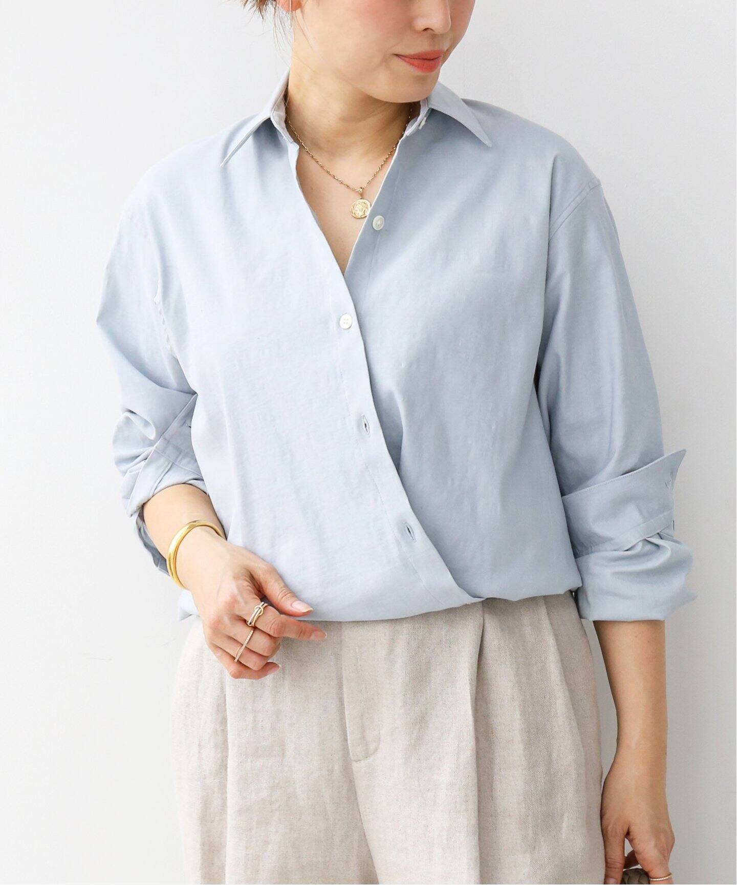 stretch twill シャツ（シャツ／ブラウス）｜Deuxieme Classe 
