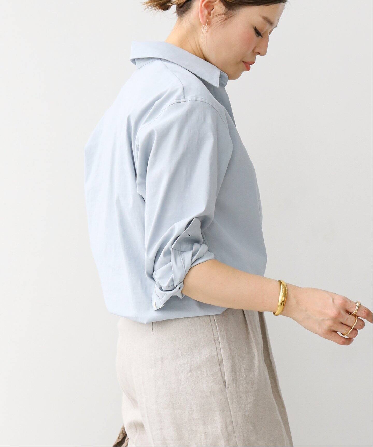 stretch twill シャツ（シャツ／ブラウス）｜Deuxieme Classe 