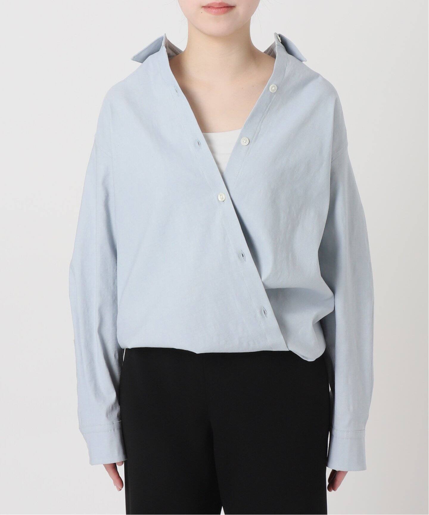 stretch twill シャツ（シャツ／ブラウス）｜Deuxieme Classe 
