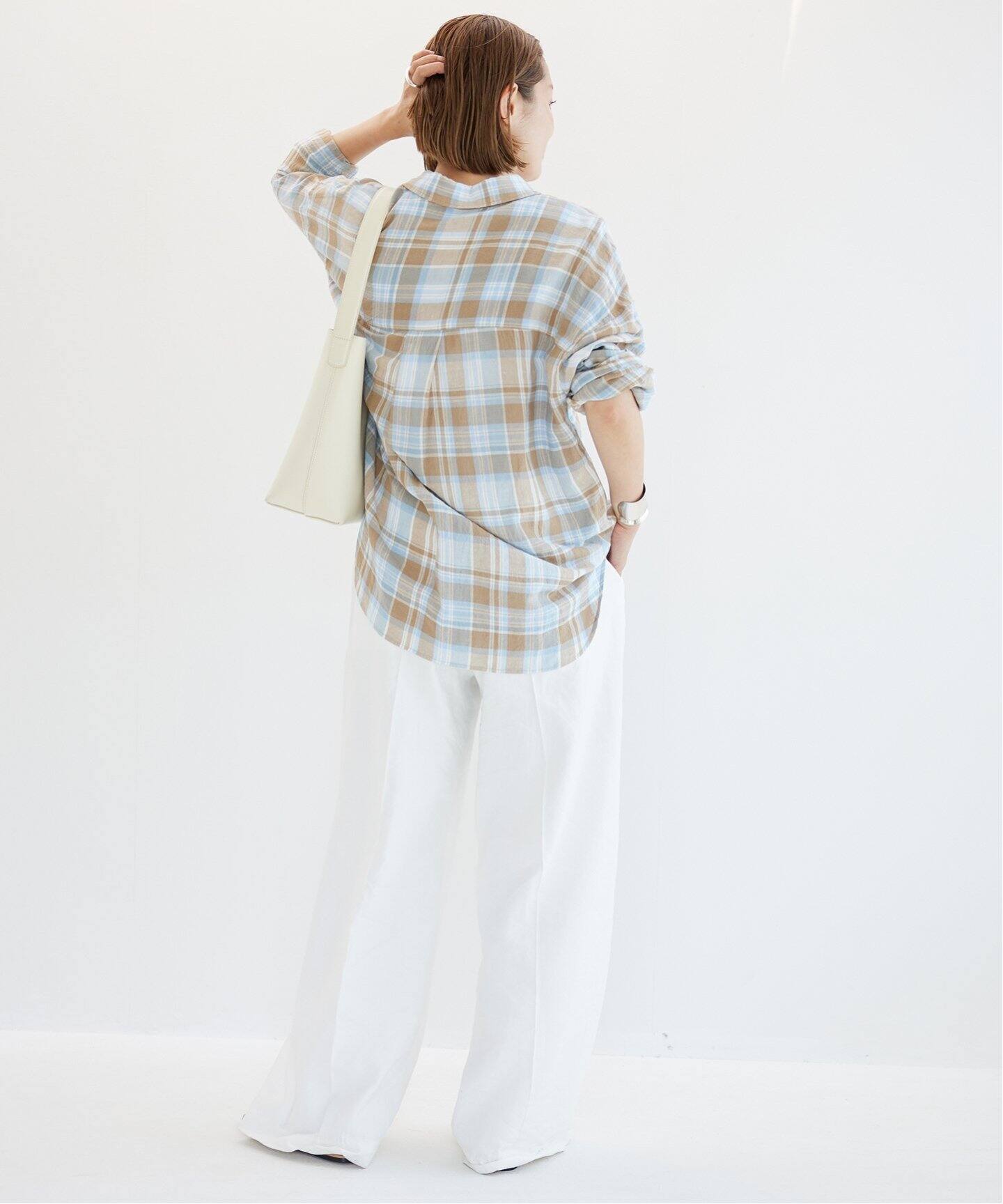 Vi/Li check wash シャツ（シャツ／ブラウス）｜Deuxieme Classe 