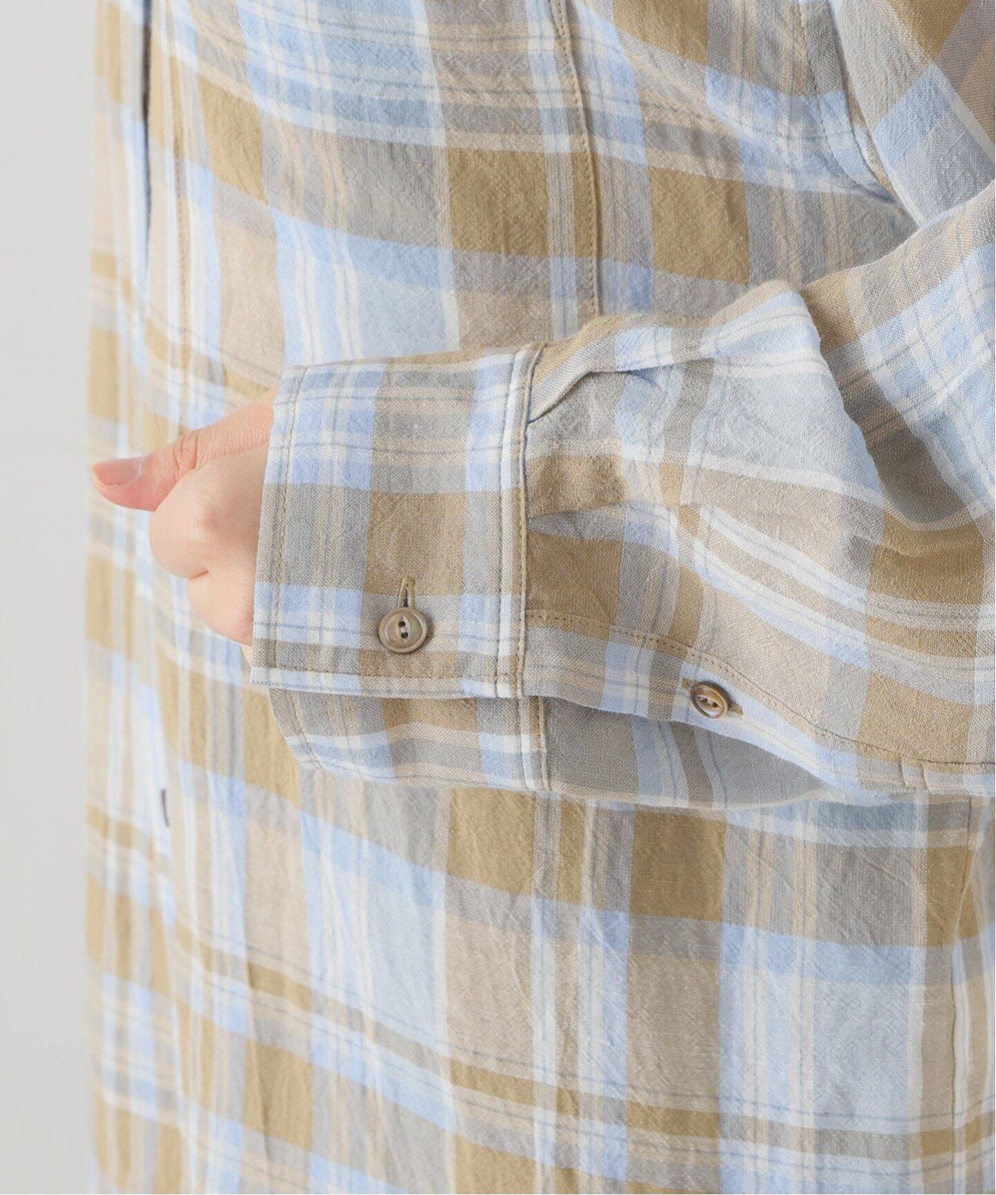 Vi/Li check wash シャツ（シャツ／ブラウス）｜Deuxieme Classe  