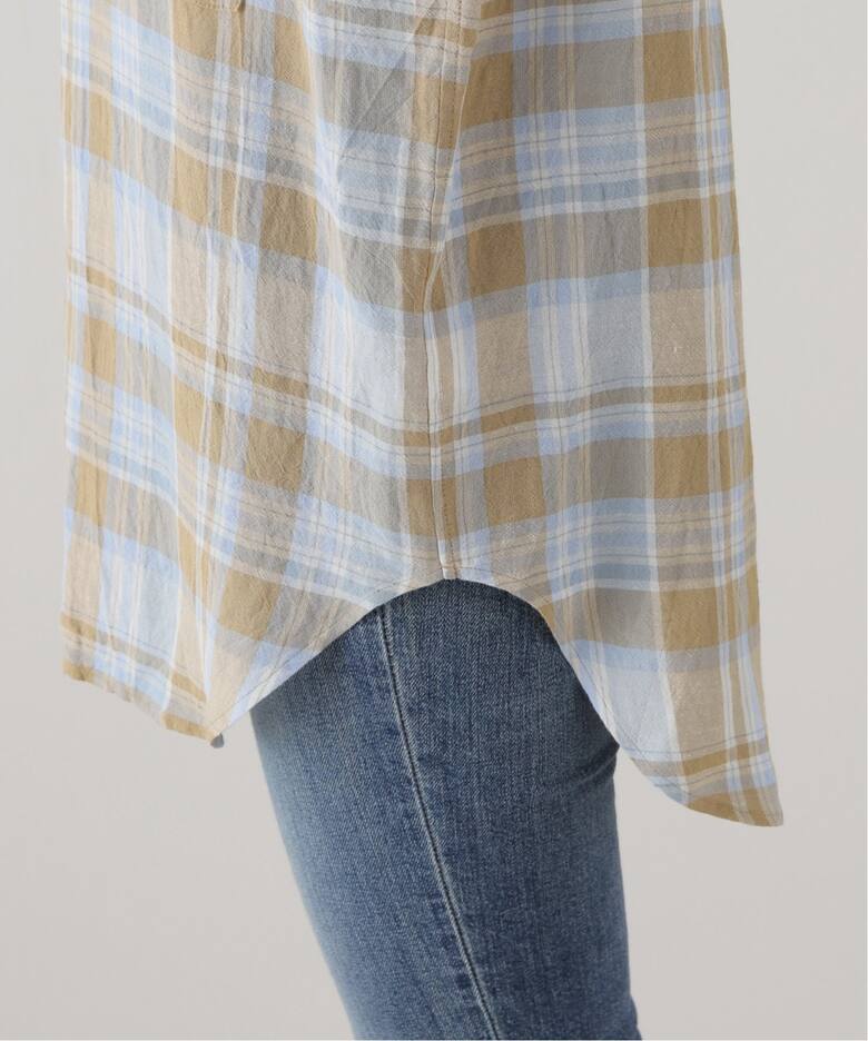 Vi/Li check wash シャツ（シャツ／ブラウス）｜Deuxieme Classe 