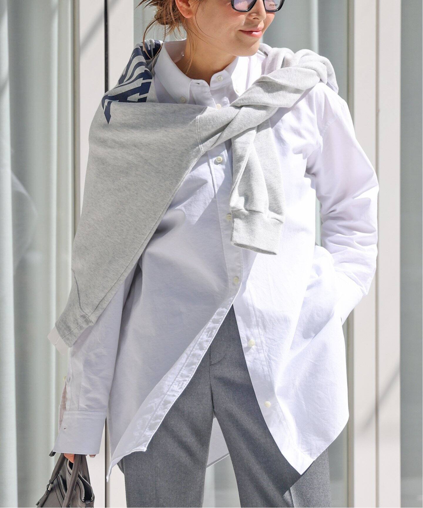 Oversized Oxford シャツ（シャツ／ブラウス）｜Deuxieme Classe  