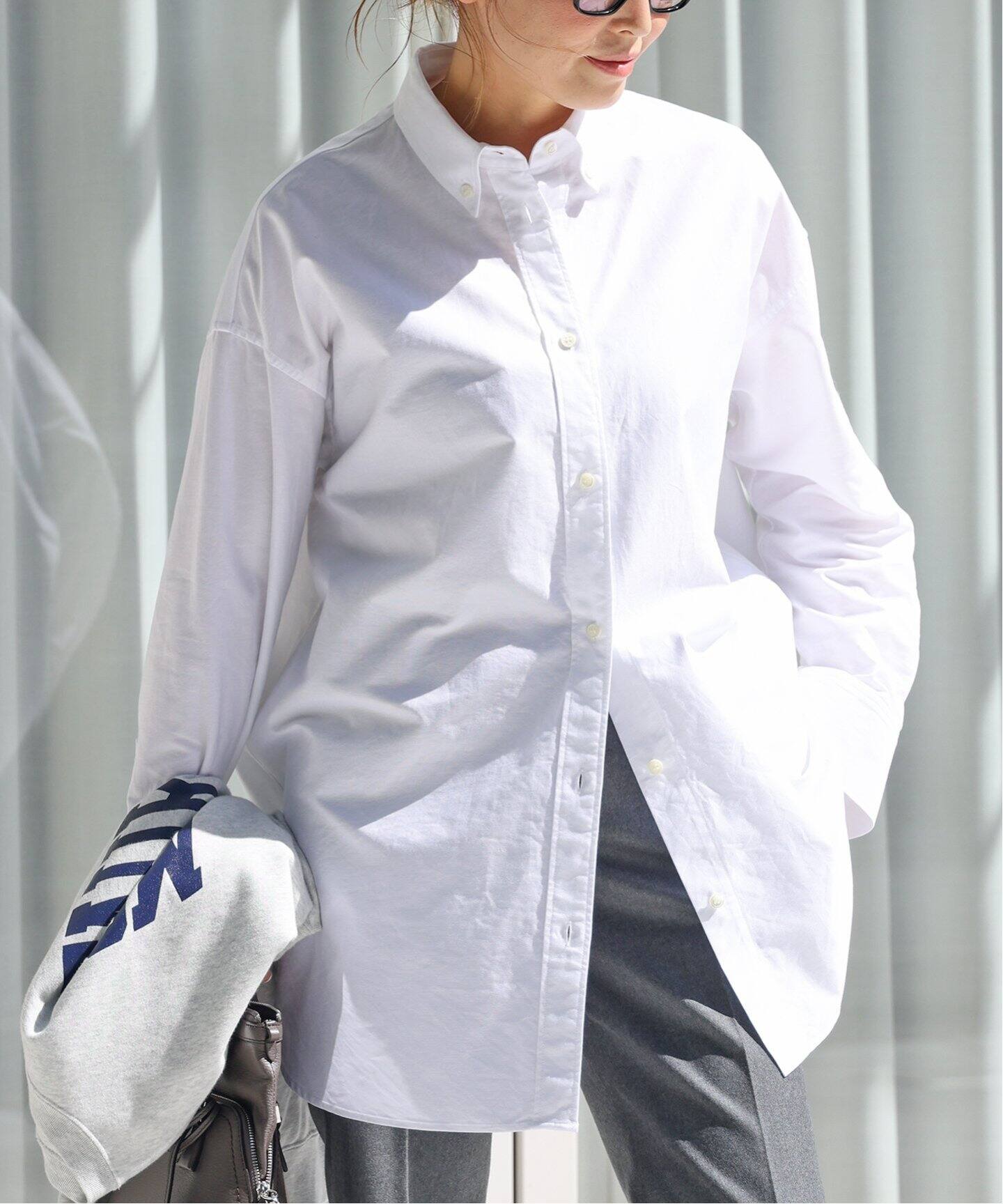 Oversized Oxford シャツ（シャツ／ブラウス）｜Deuxieme Classe  