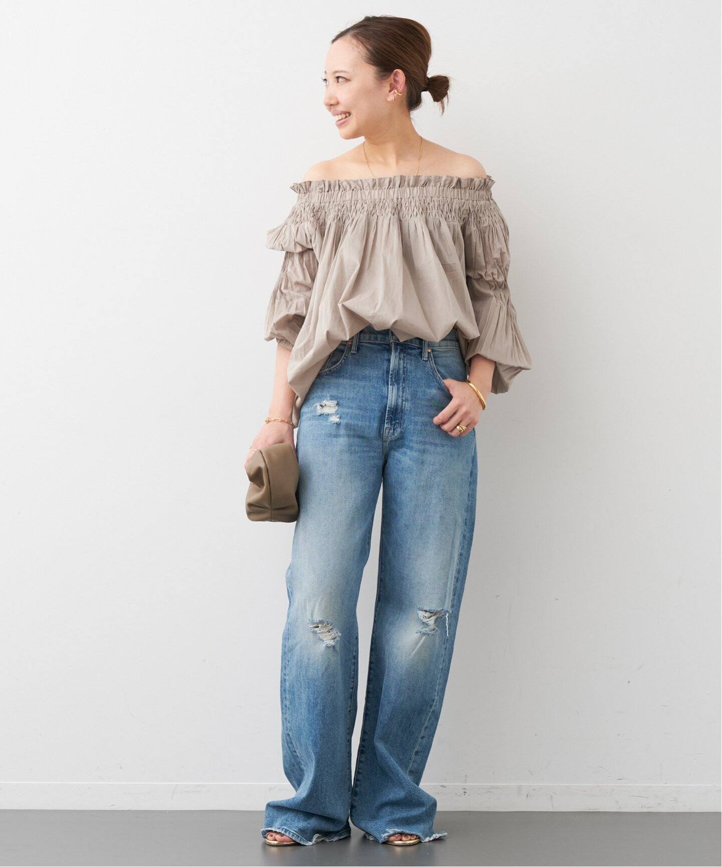 Marlette/マーレット】 AMIEL OFF-SHOULDER ブラウス（シャツ 