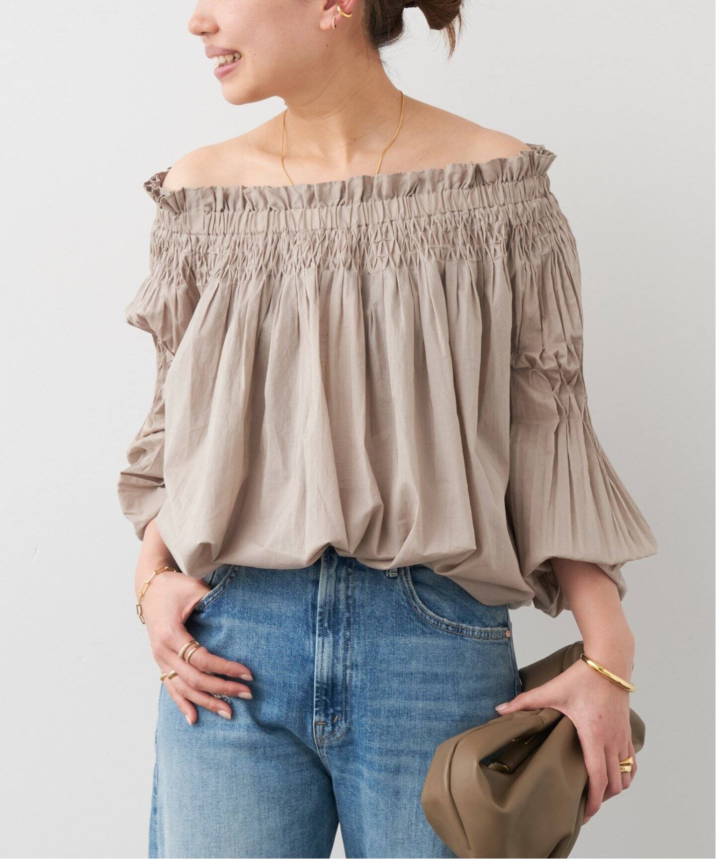 Marlette/マーレット】 AMIEL OFF-SHOULDER ブラウス（シャツ  