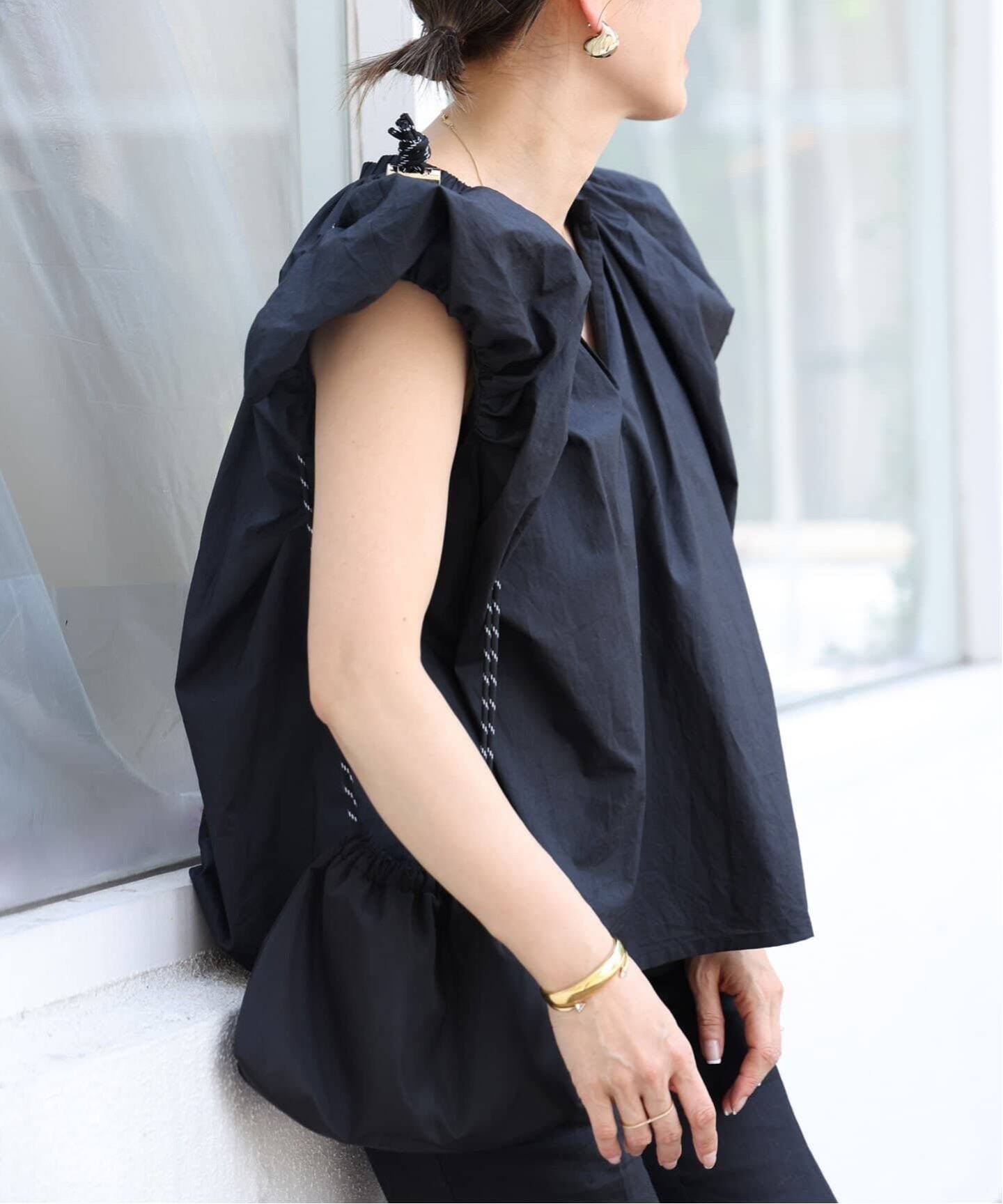 追加【CELERI/セルリ】COTTON PUFF ブラウス（シャツ／ブラウス  