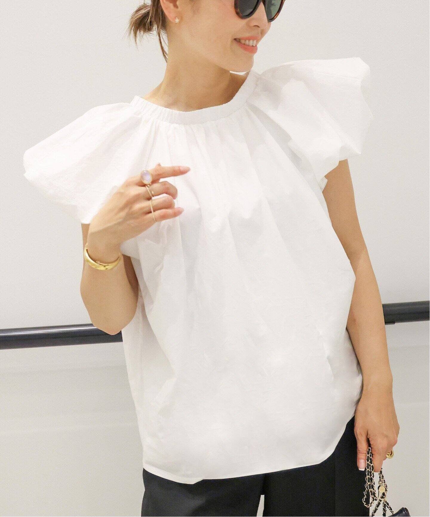 追加【CELERI/セルリ】COTTON PUFF ブラウス（シャツ／ブラウス  