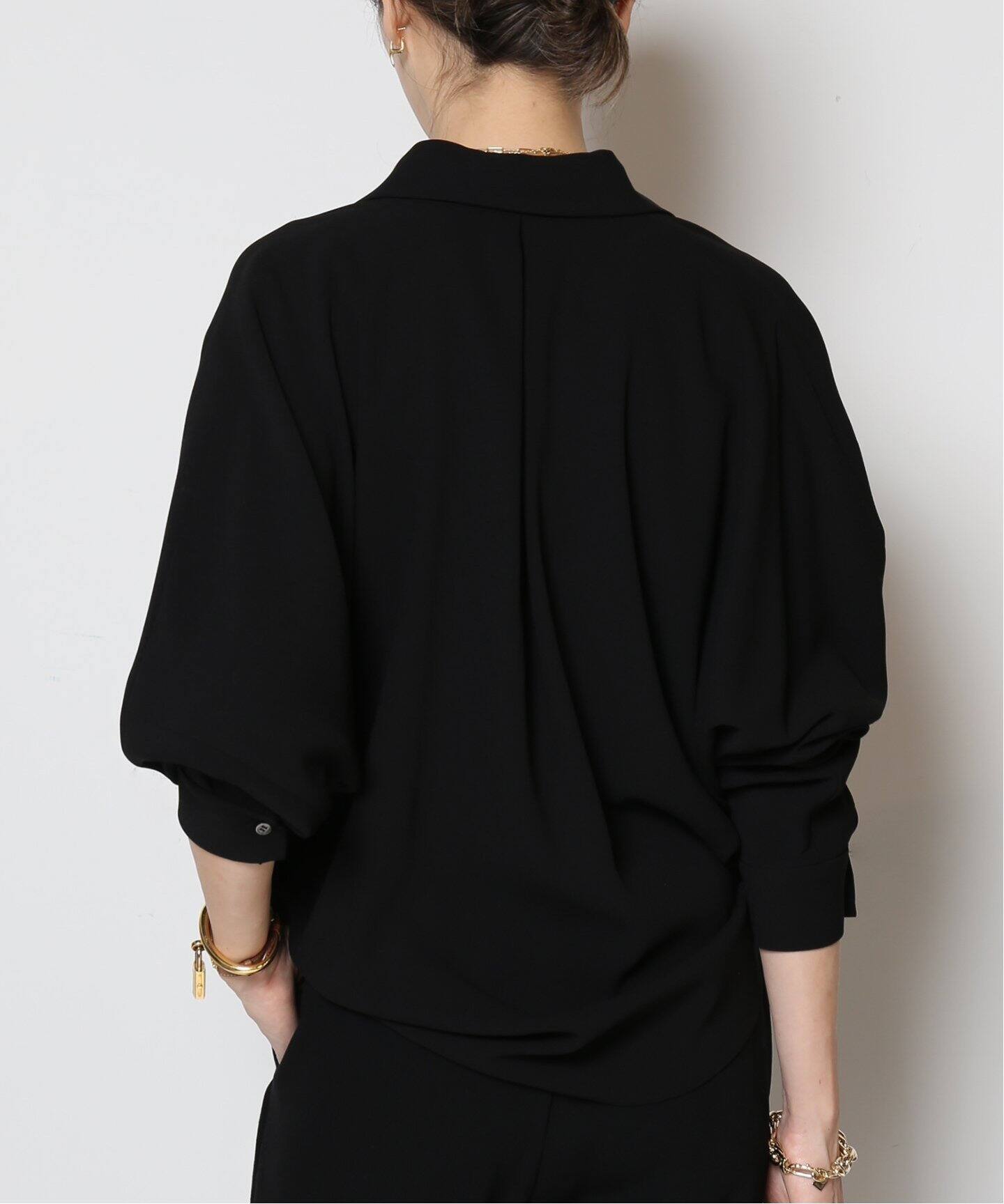 Dolman sleeve シャツ（BLACK）（シャツ／ブラウス）｜MUSE de 