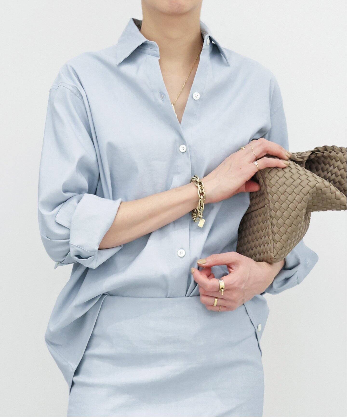 stretch twill シャツ（シャツ／ブラウス）｜MUSE de Deuxieme Classe 