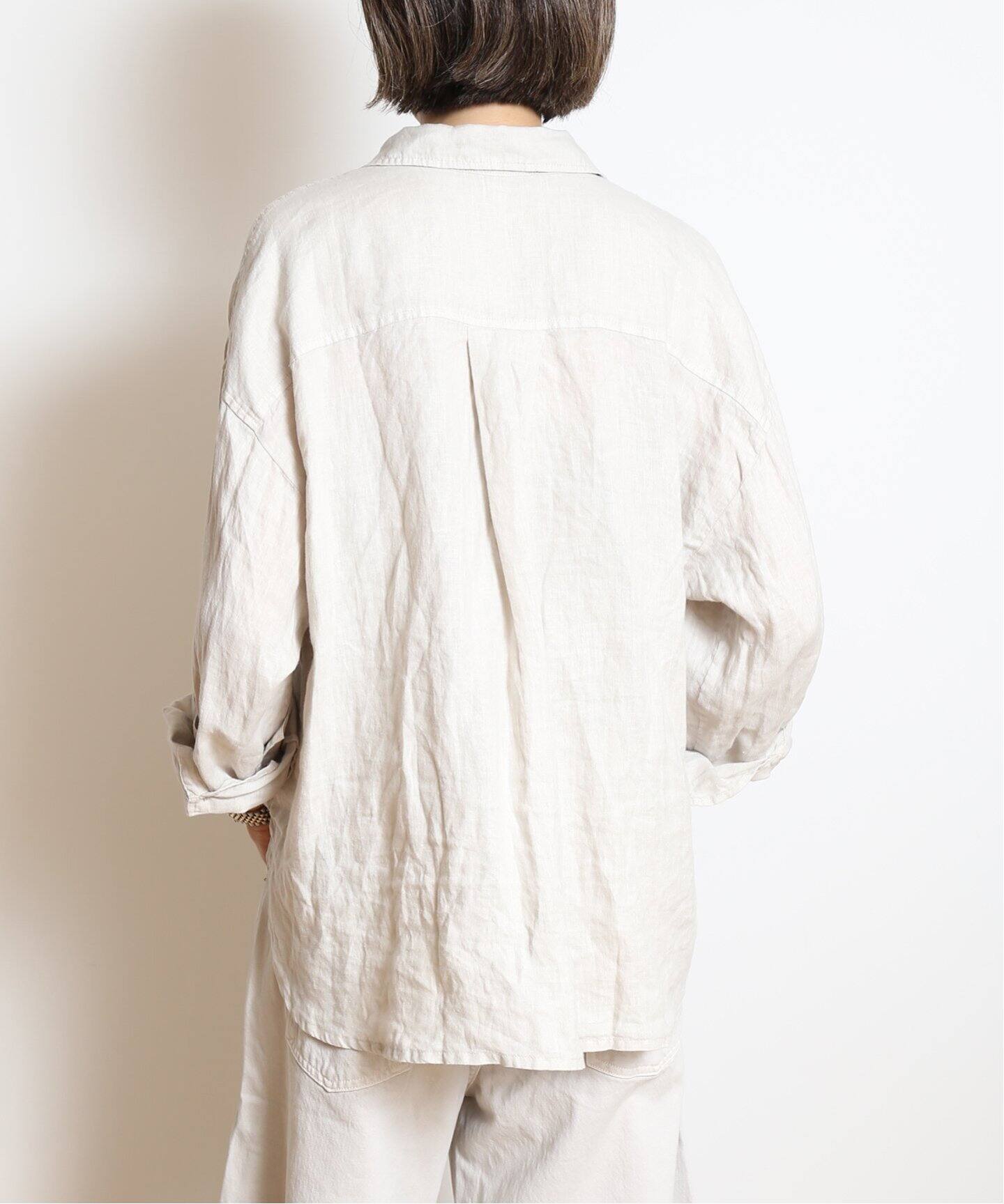 JAMES PERSE/ジェームス パース】 LINEN OVERSIZED シャツ（シャツ 