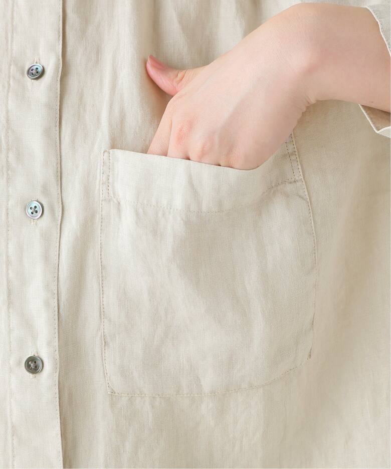 JAMES PERSE/ジェームス パース】 LINEN OVERSIZED シャツ（シャツ 