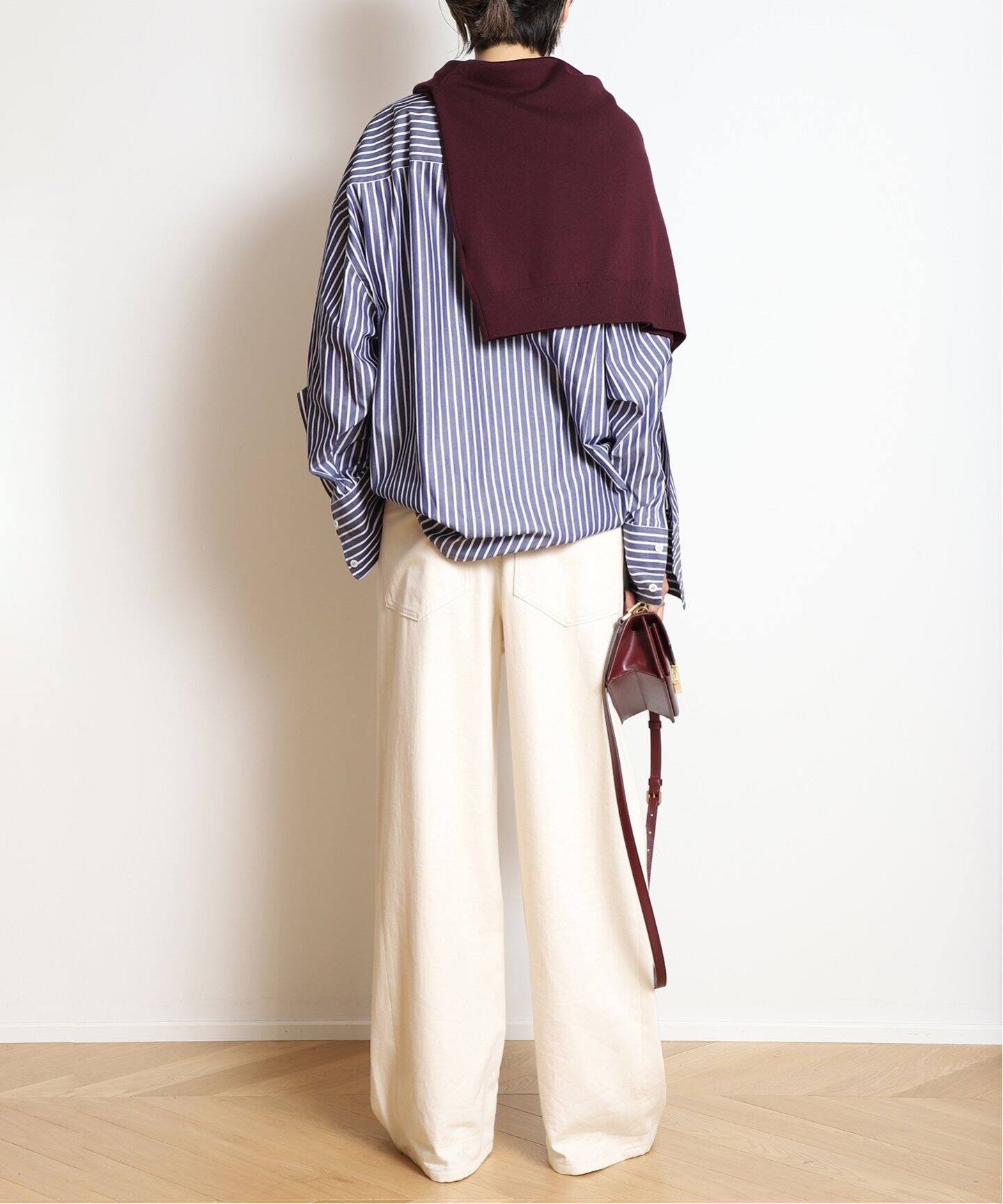 Tシャツ・カットソー DARKPARK SS25 NATHALIE POPELINE SHIRT (WSH05 FAC69 0056) DARKPARK/ダークパーク】 NATHALIE STRIPED OVERSIZED シャツ