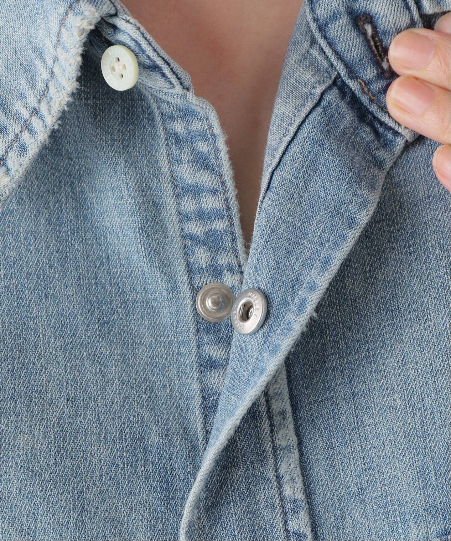 MADISONBLUE/マディソンブルー】 SHREDDED HEM WESTERN シャツ（シャツ 