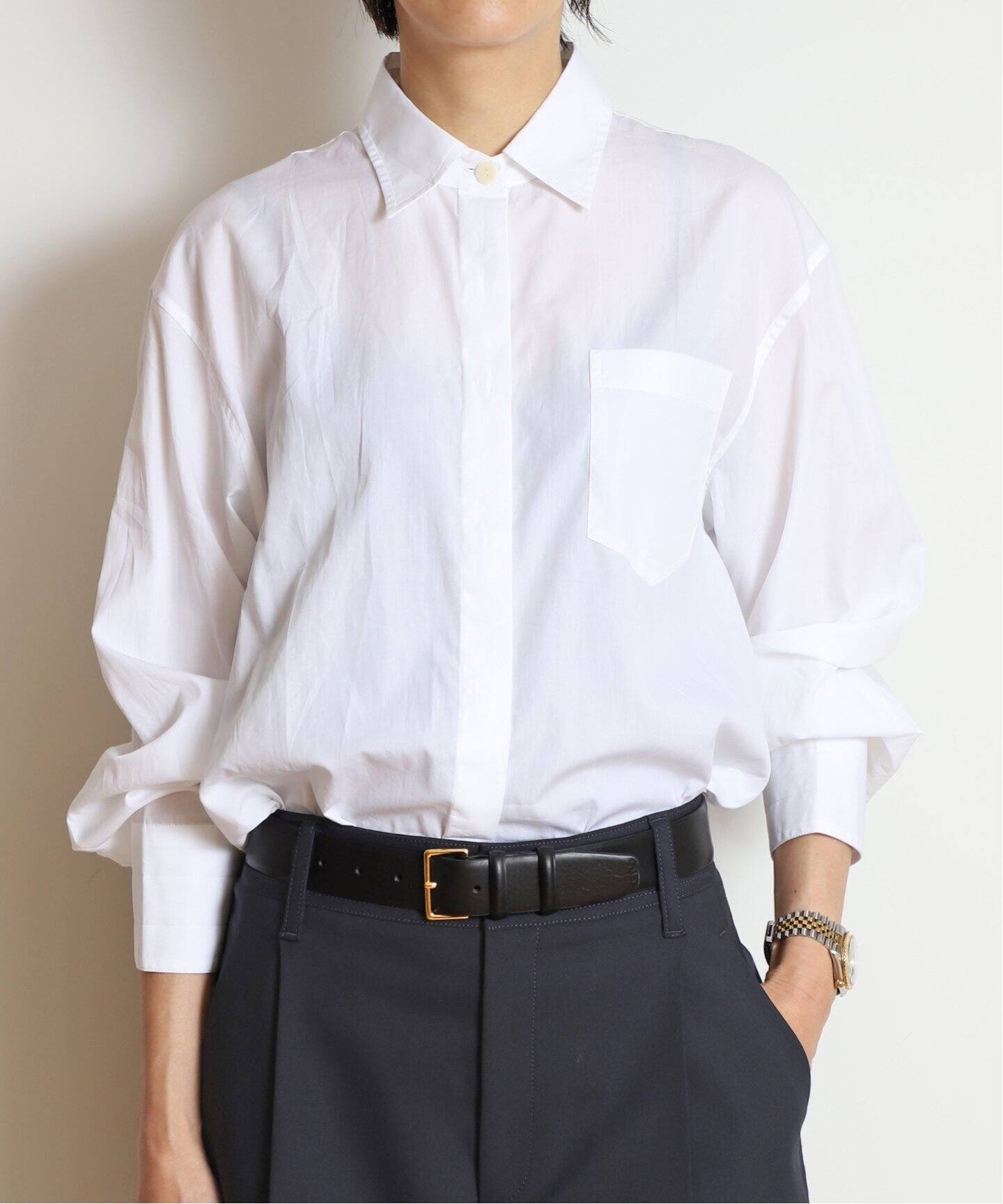 MARIA McMANUS/マリア マクマナス】 COVERED PLACKET シャツ（シャツ 