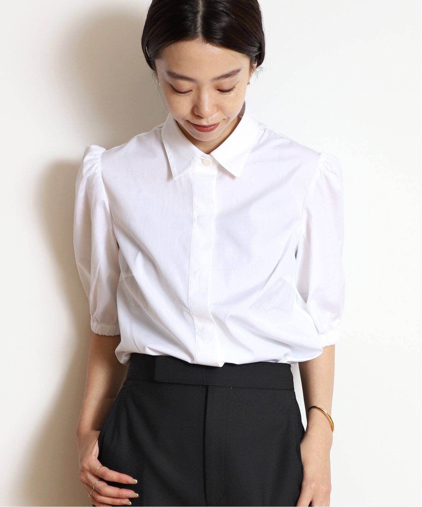 MARIA McMANUS/マリア マクマナス】 PUFF SLEEVE SLIM シャツ（シャツ  