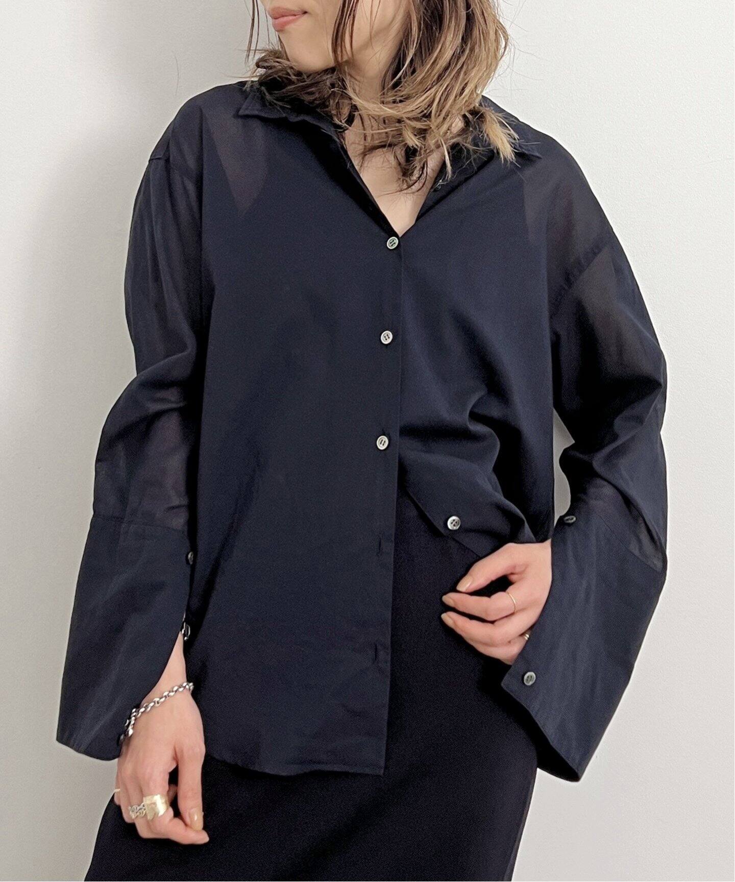 GOOD GRIEF!/グッドグリーフ】 SHEER COTTON SHIRT（シャツ／ブラウス  