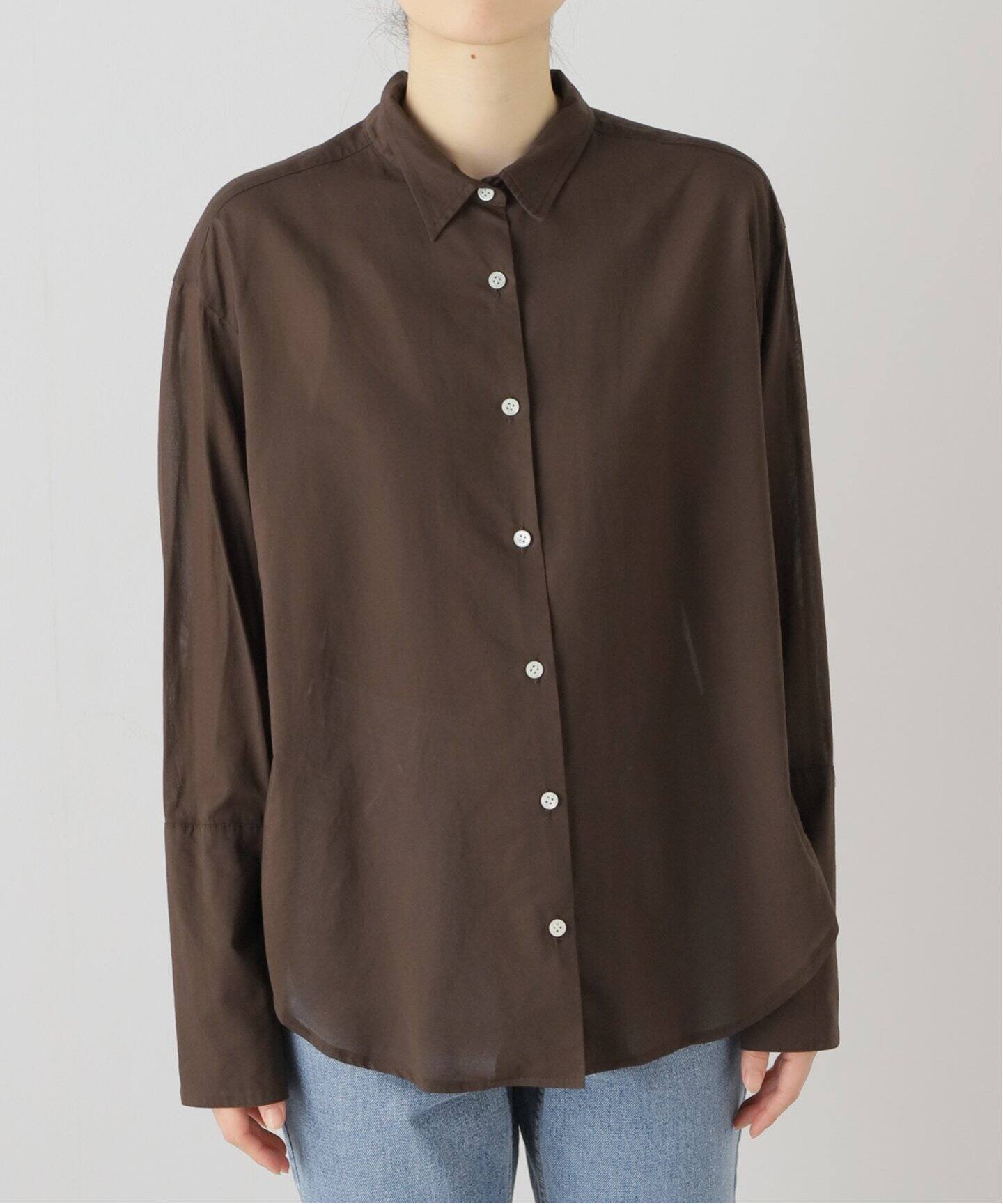 GOOD GRIEF!/グッドグリーフ】 SHEER COTTON SHIRT（シャツ／ブラウス  