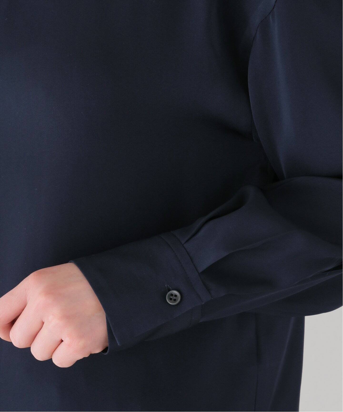 Washable Silk Shirt（シャツ／ブラウス）｜L