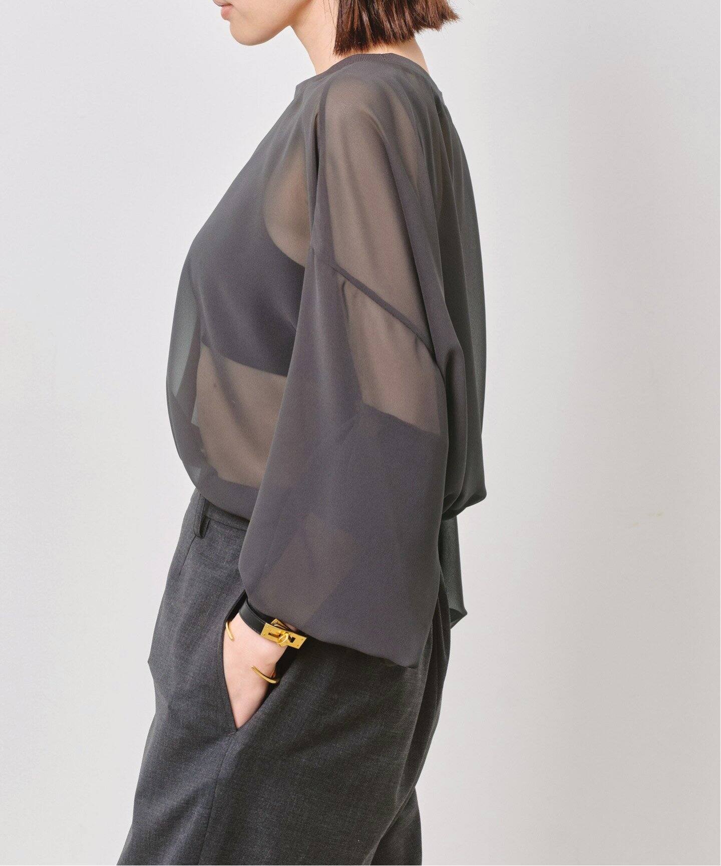 Sheer Blouse（シャツ／ブラウス）｜L
