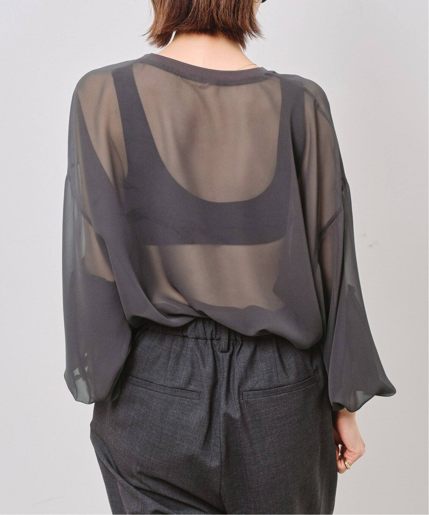 Sheer Blouse（シャツ／ブラウス）｜L