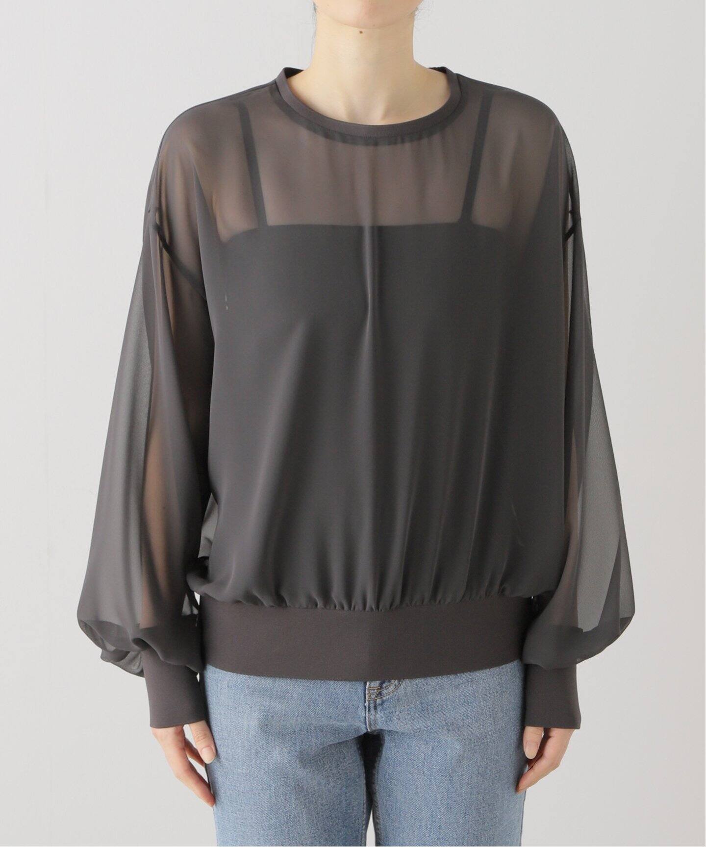 Sheer Blouse（シャツ／ブラウス）｜L 